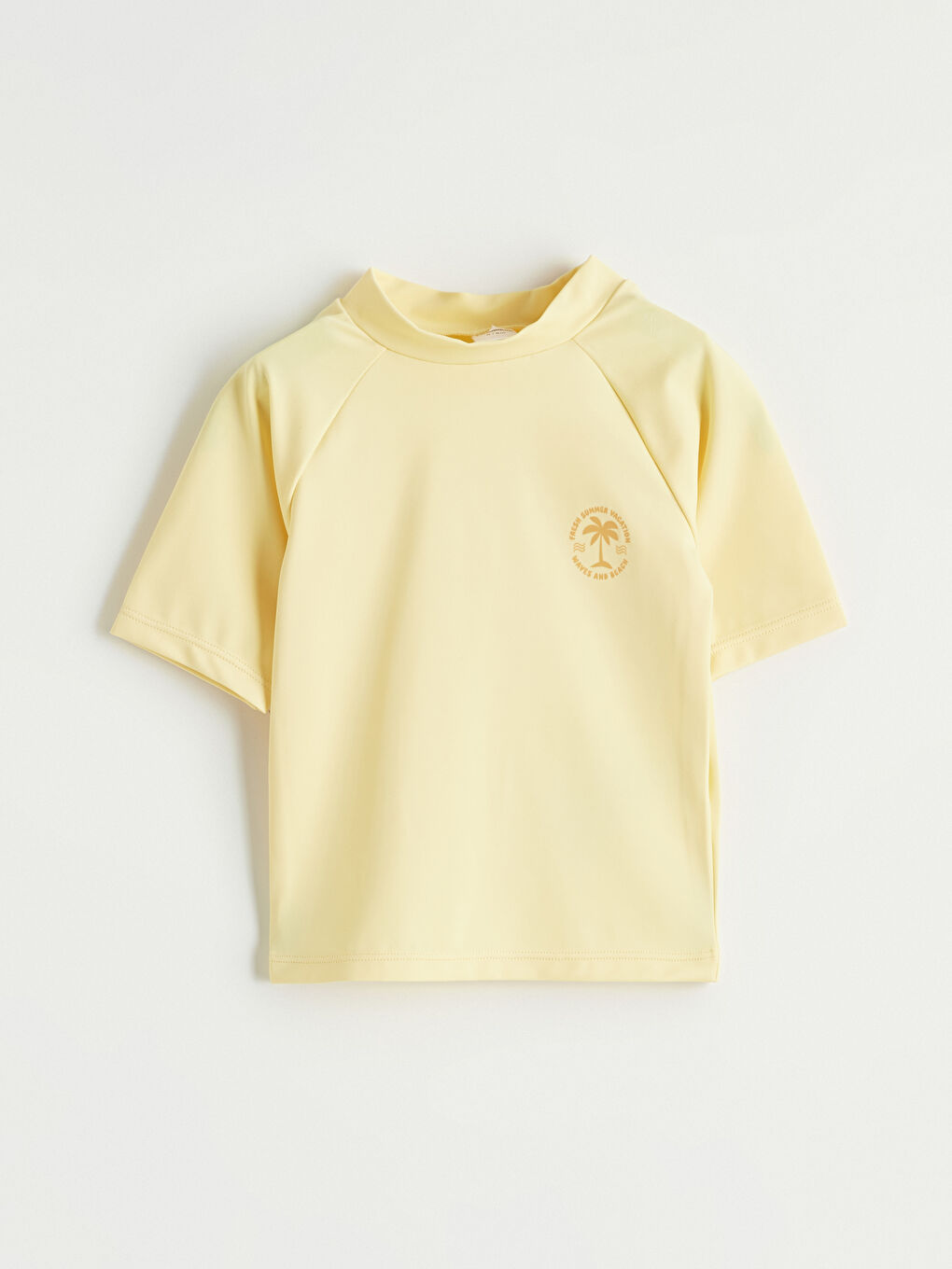 Sarı Desenli Erkek Bebek Mayo Takımı-1