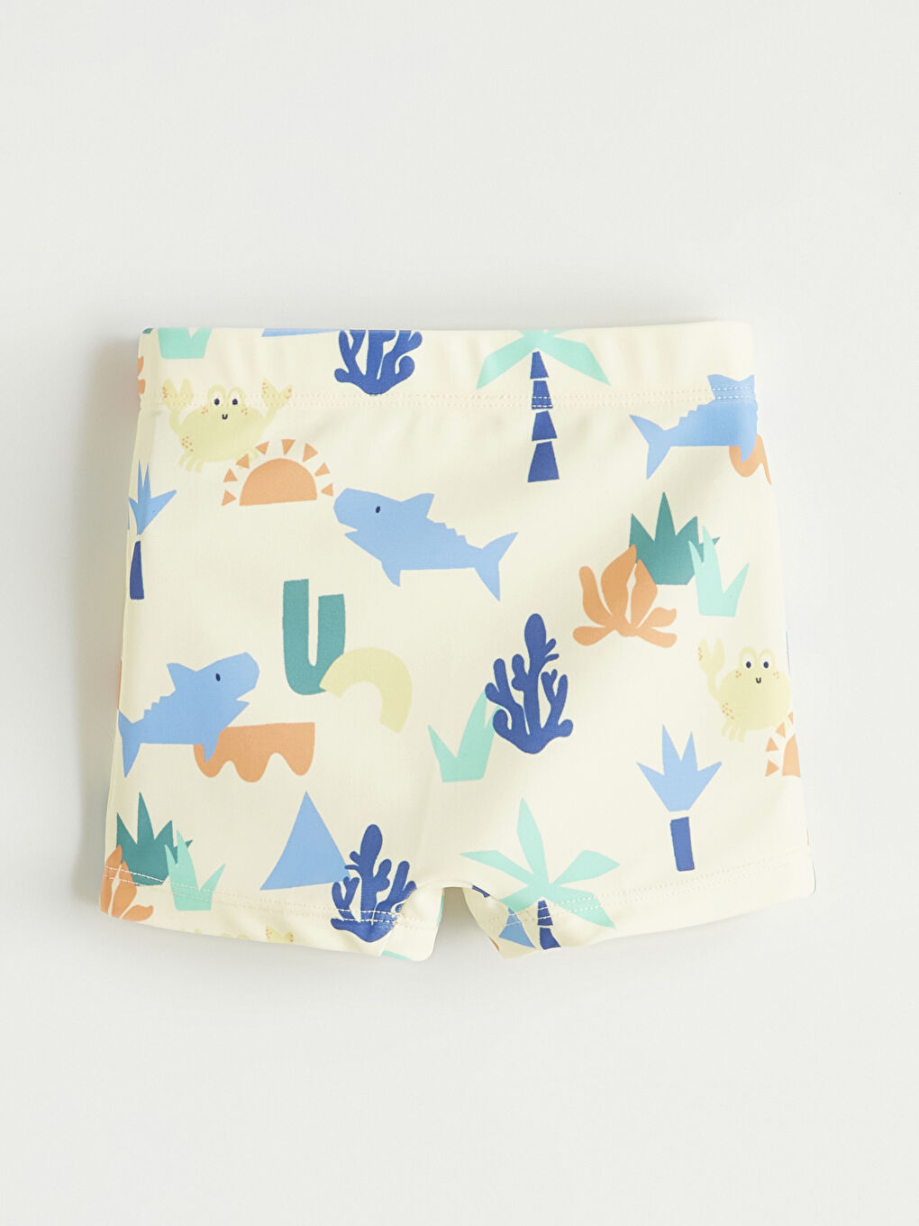 Sarı Desenli Erkek Bebek Mayo Takımı-6