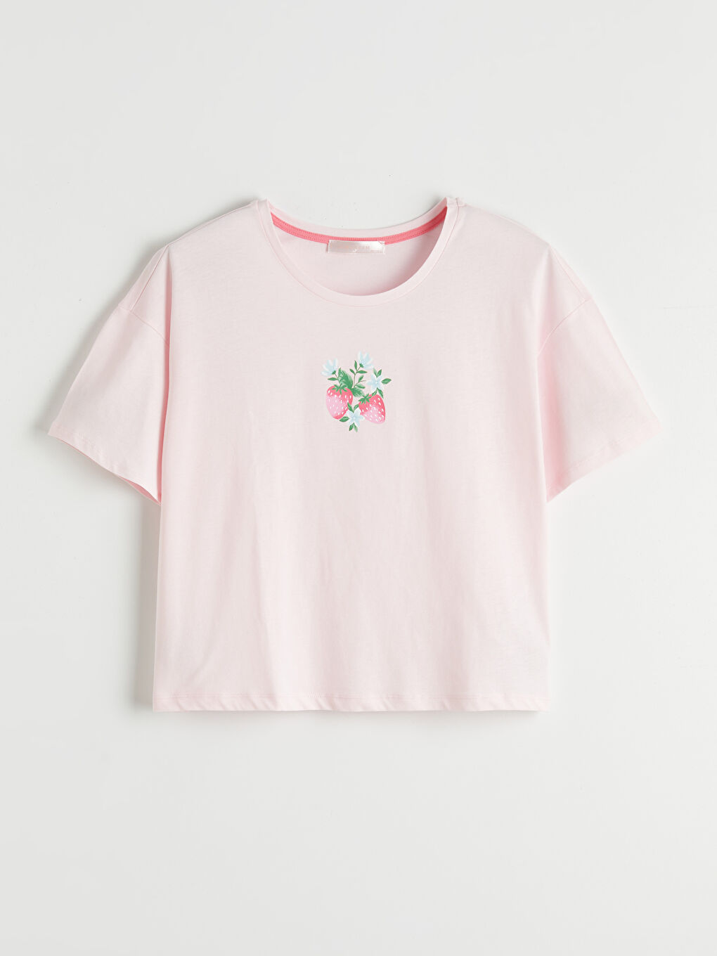 Woman PINK Shortie Pyjama Set-1