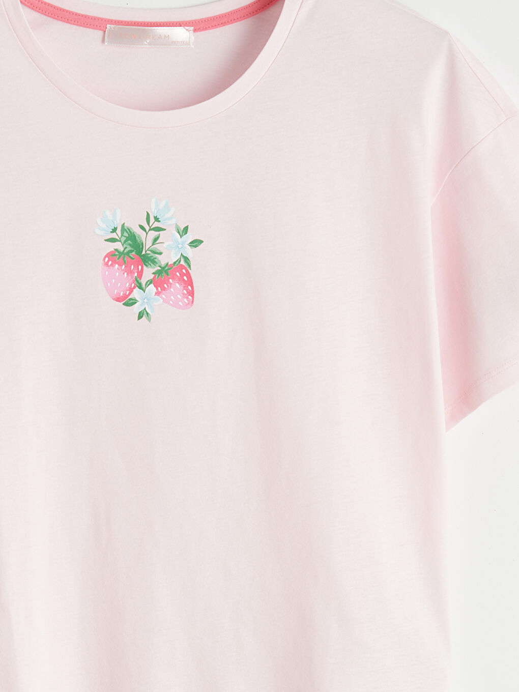 Woman PINK Shortie Pyjama Set-5