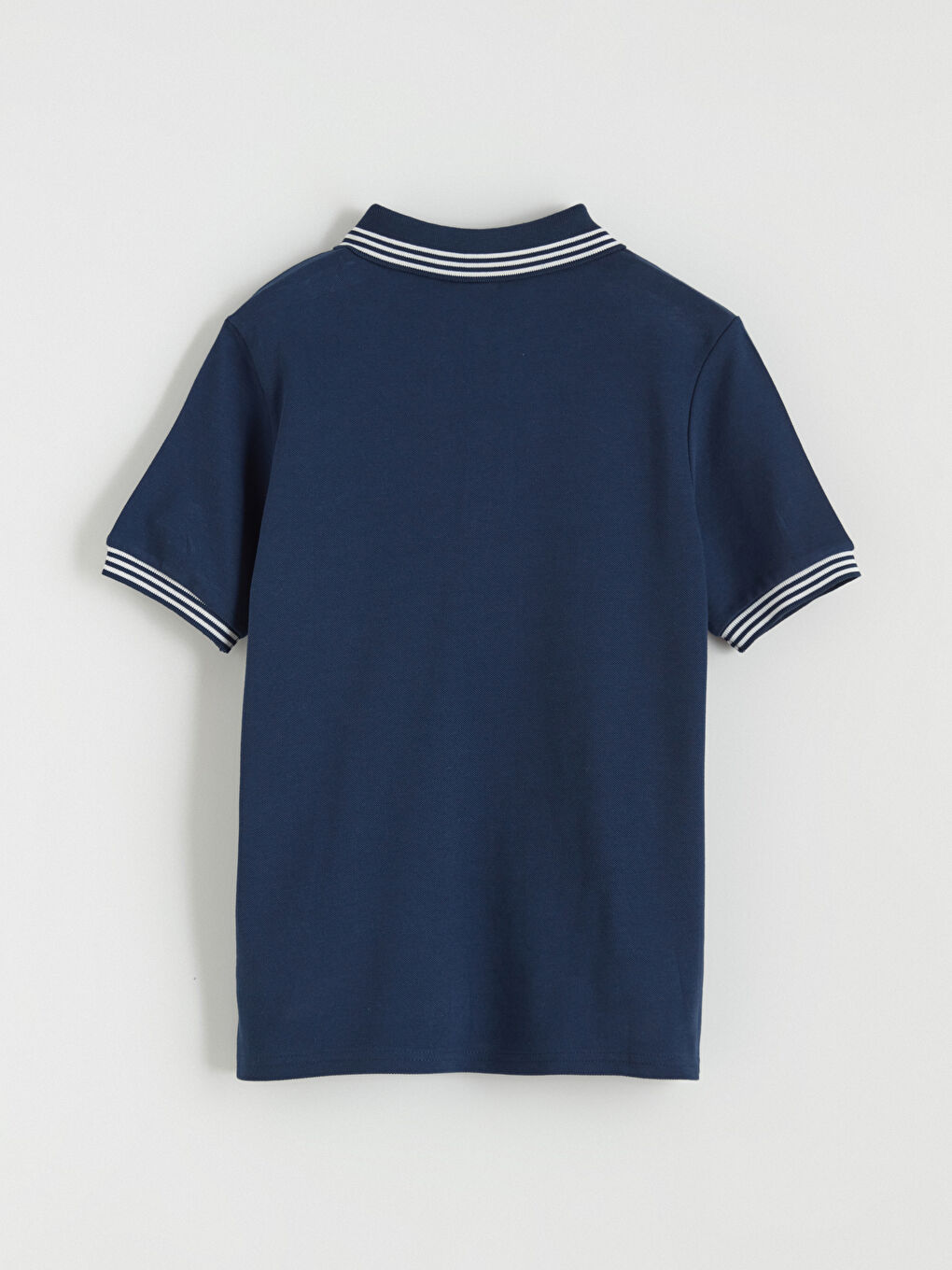 Lacivert Polo Yaka Erkek Çocuk Tişört-2