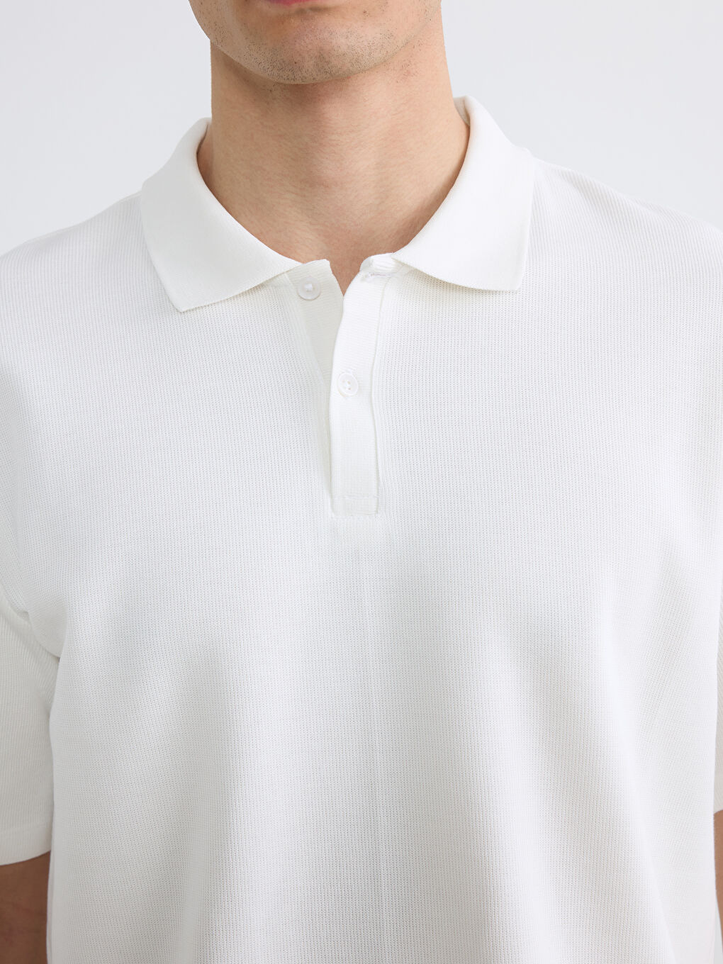 Polo Collar Men's T-Shirt-2