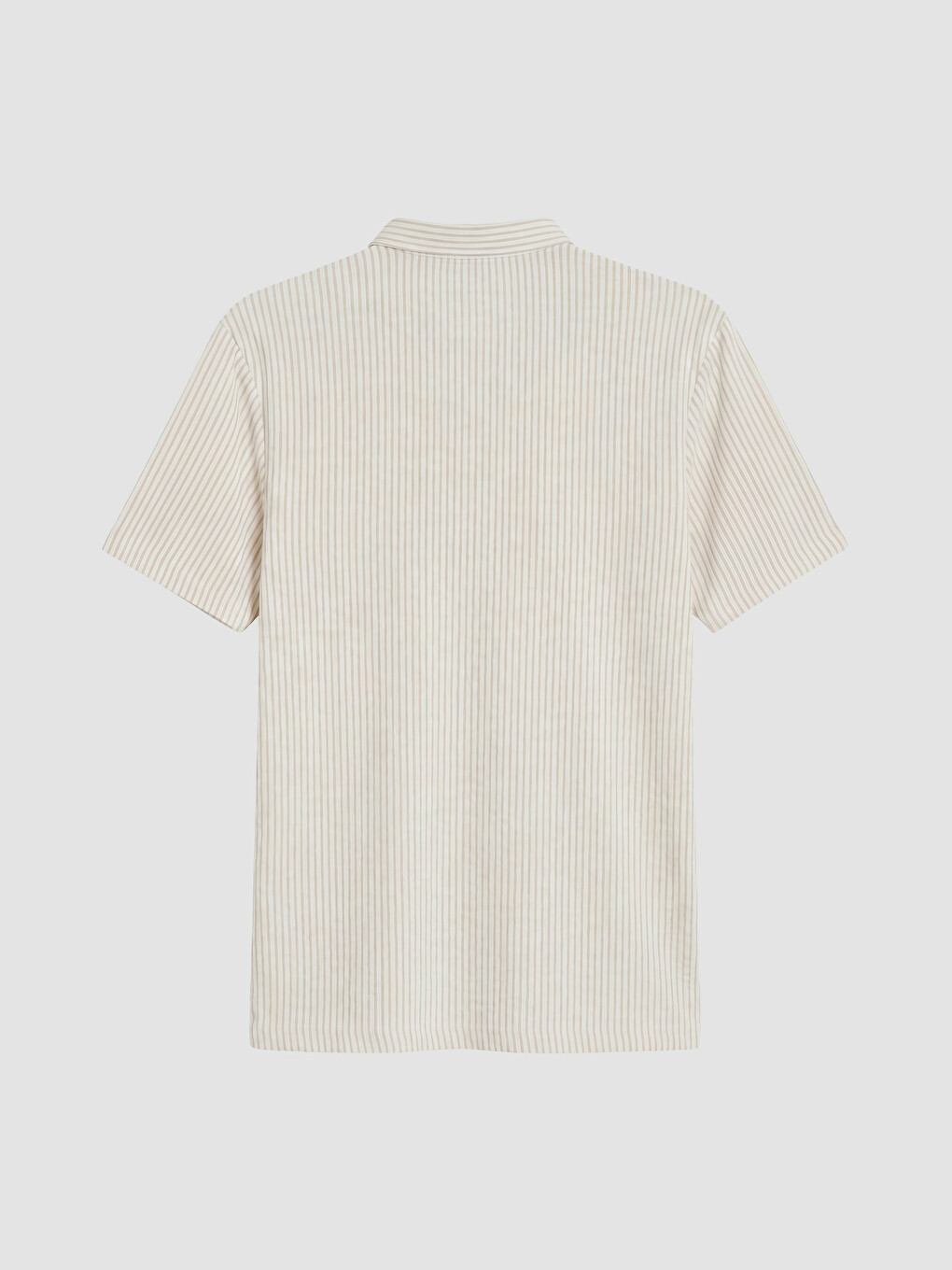 Polo Collar Striped Men's T-Shirt-6