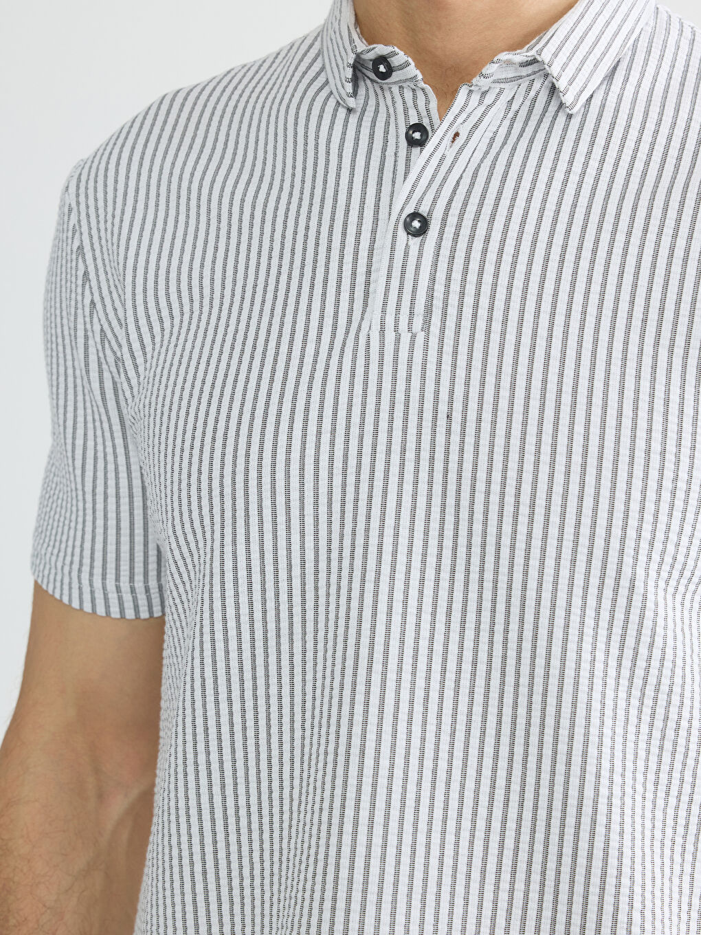 Striped Polo Shirt for Men-2