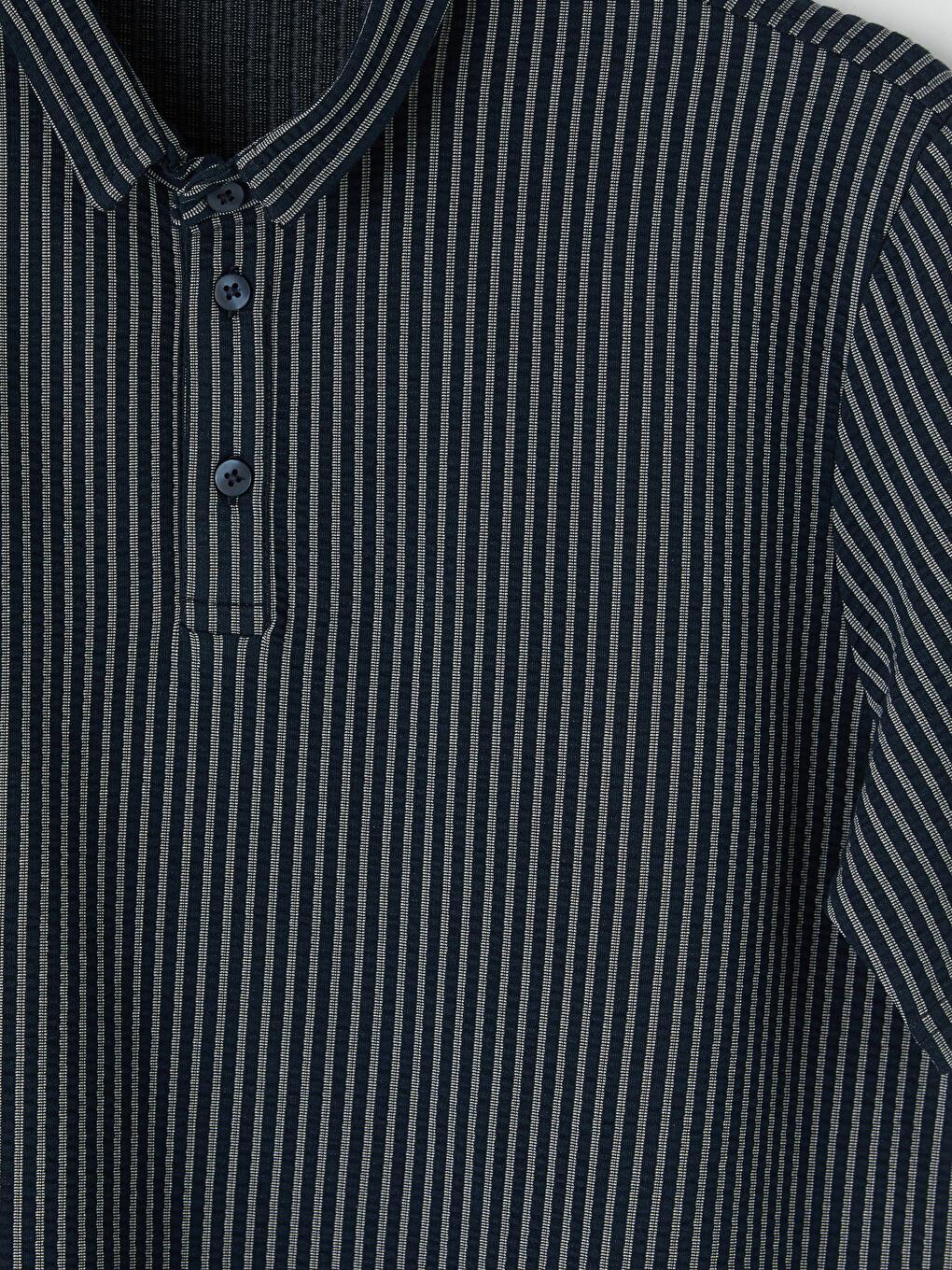 Polo Collar Striped Men's T-shirt-6