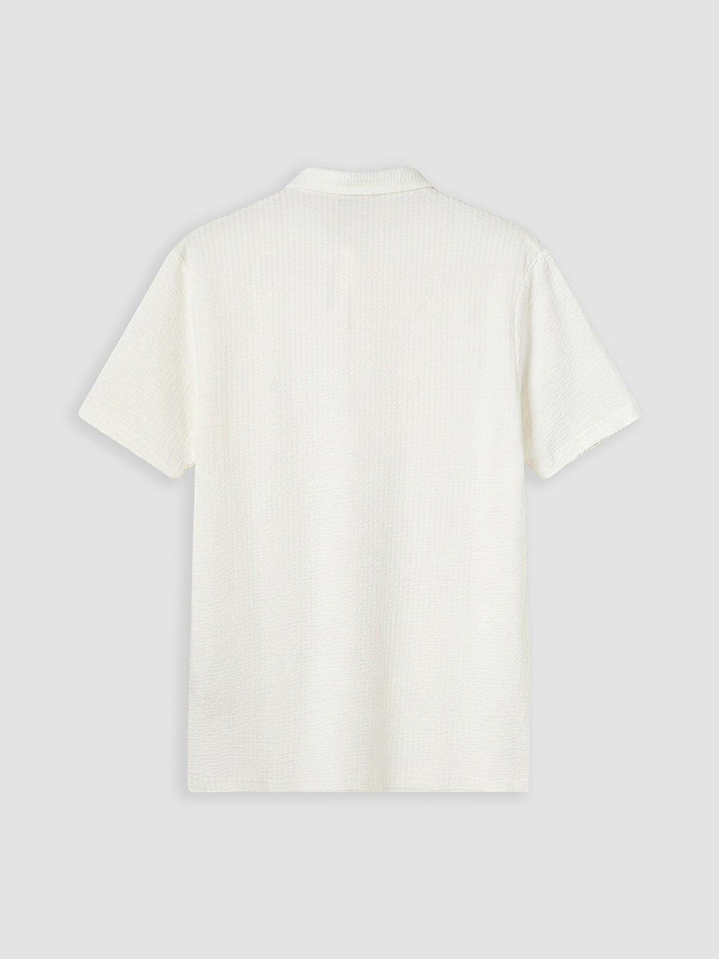 Polo Collar Striped Men's T-shirt-5