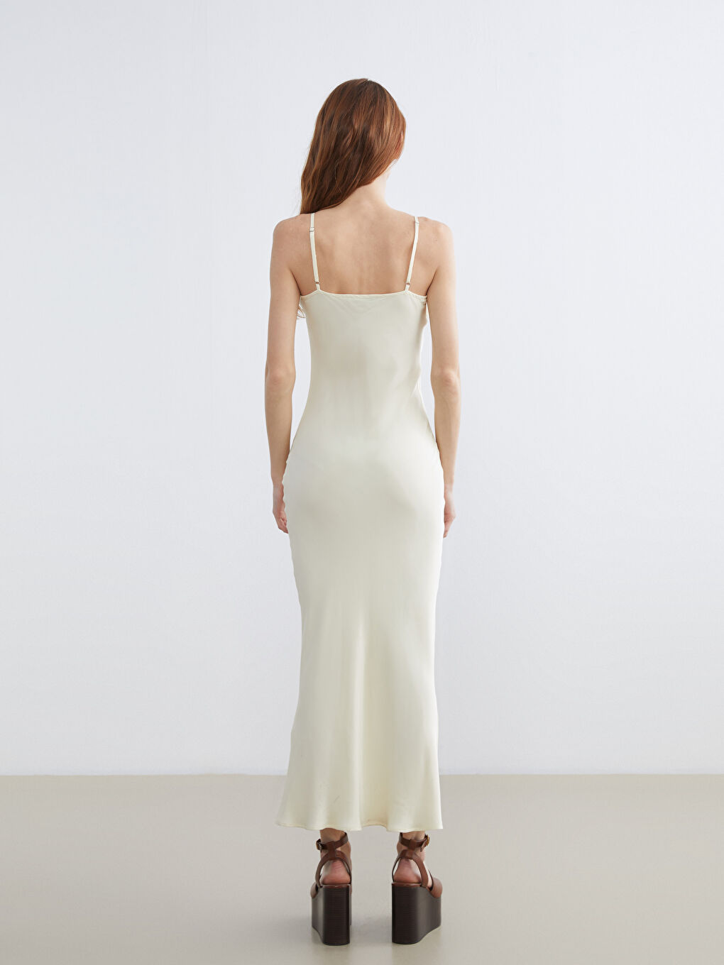 Женщины Бежевый Платье-3