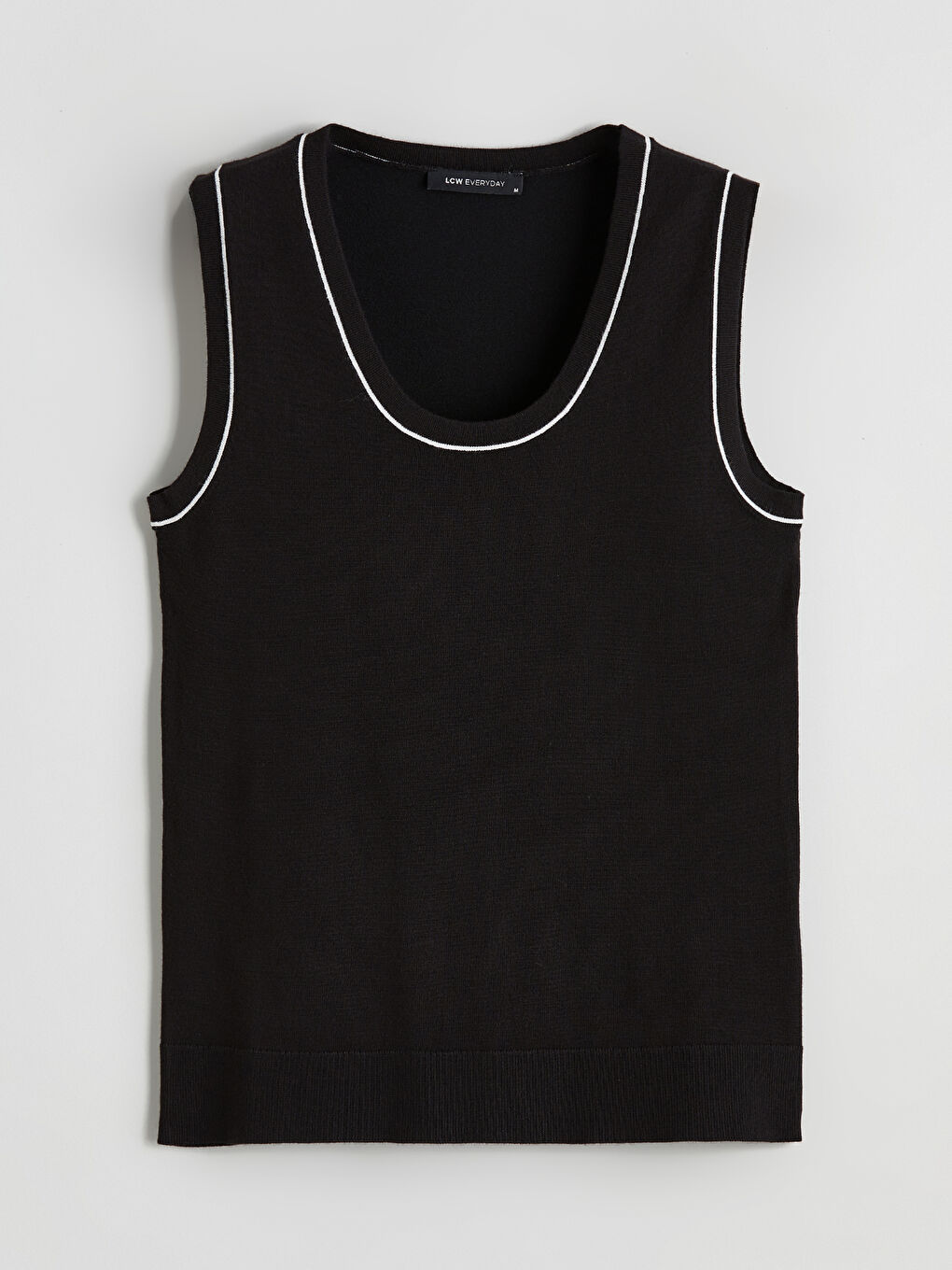 Women's U-Neck Knit Sweater-4