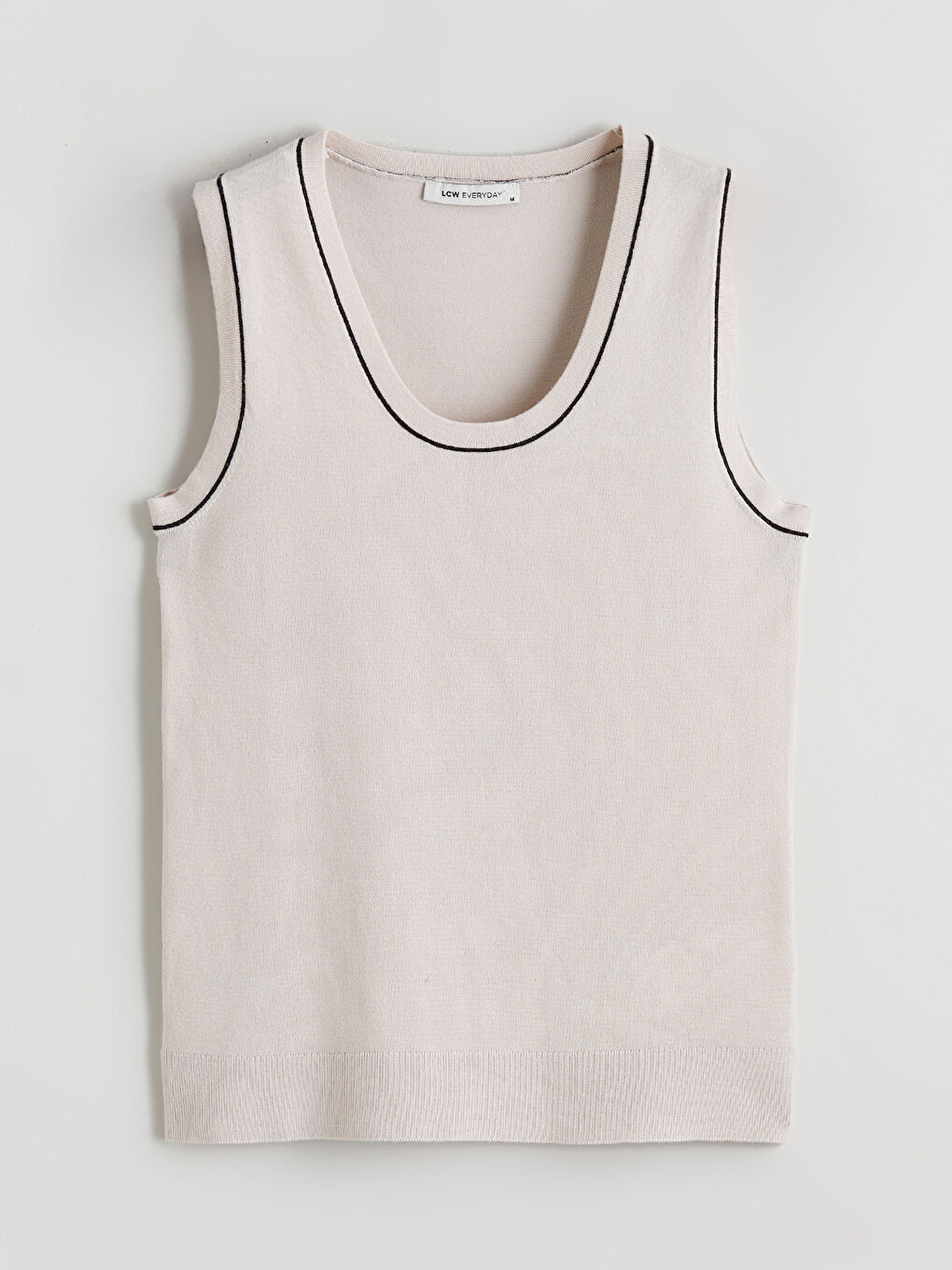 Women's U-Neck Knit Sweater-4