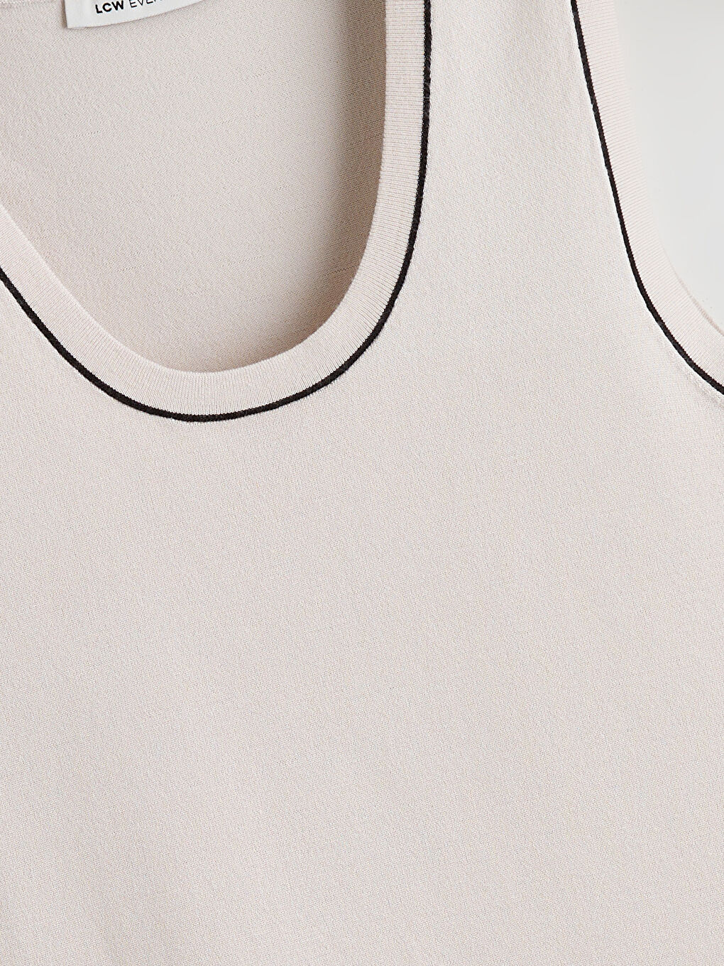 Women's U-Neck Knit Sweater-5