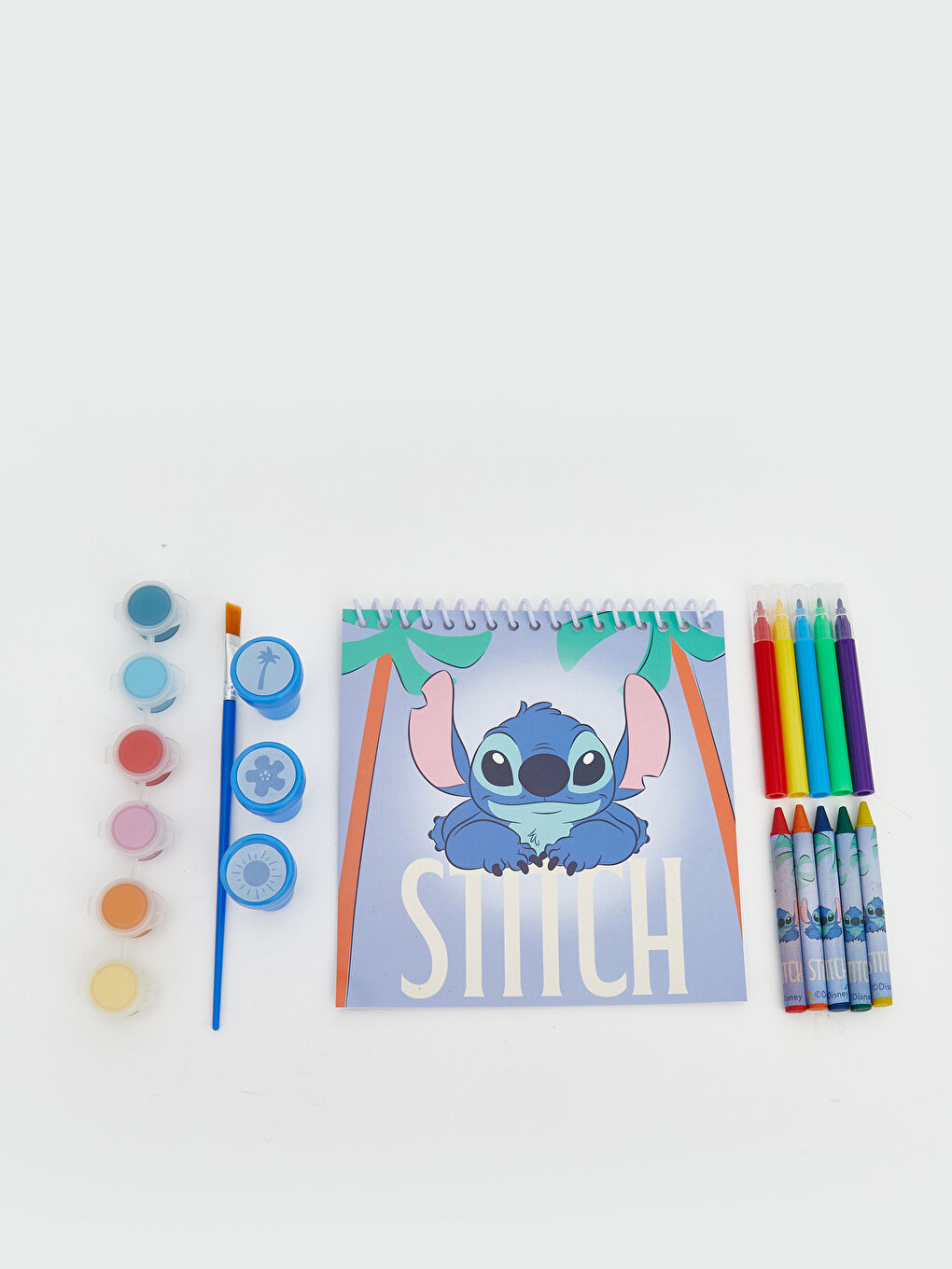 Lilo ve Stitch Baskılı Boyama Seti-1