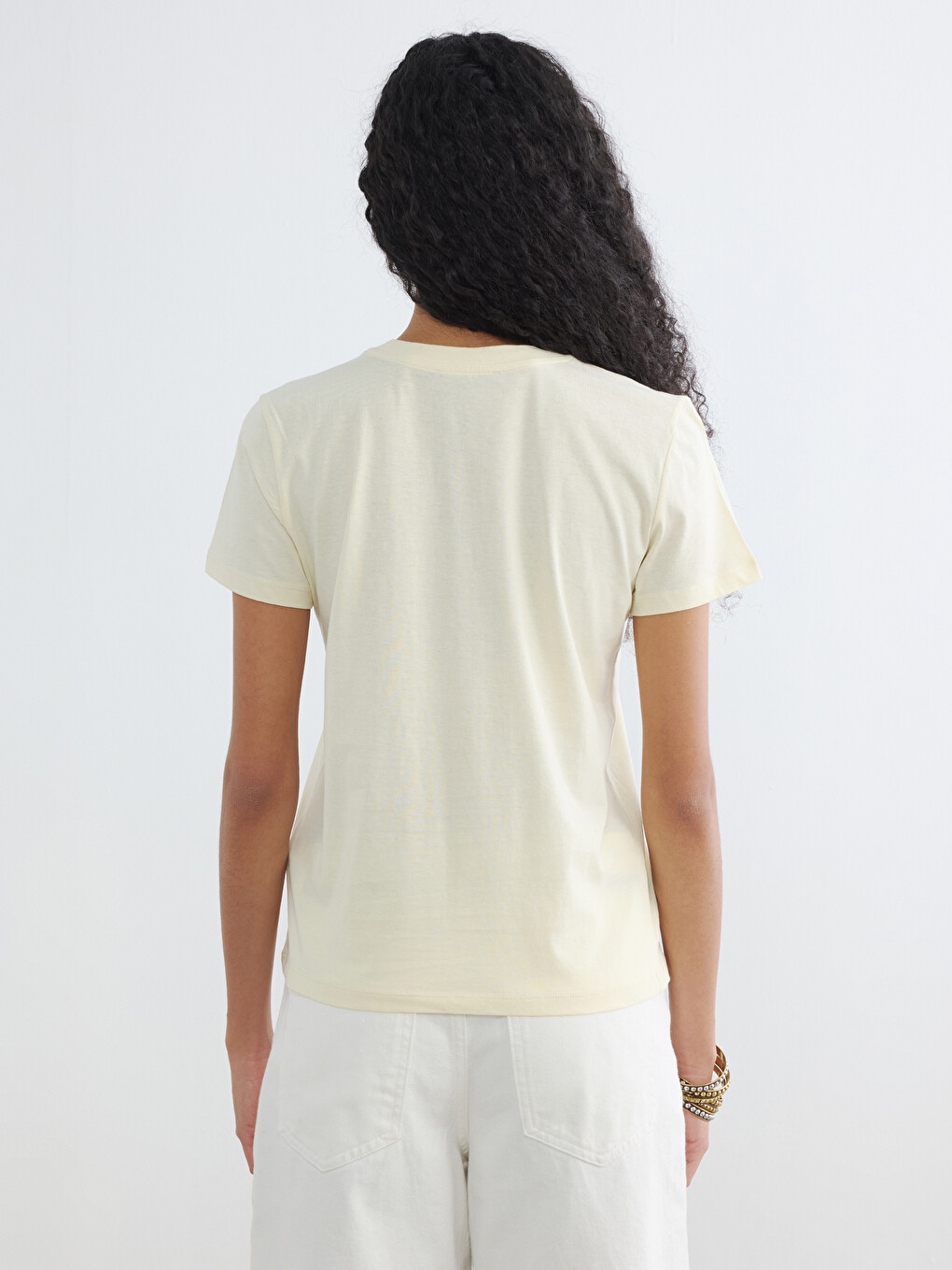 Crew Neck Women's T-shirt-3