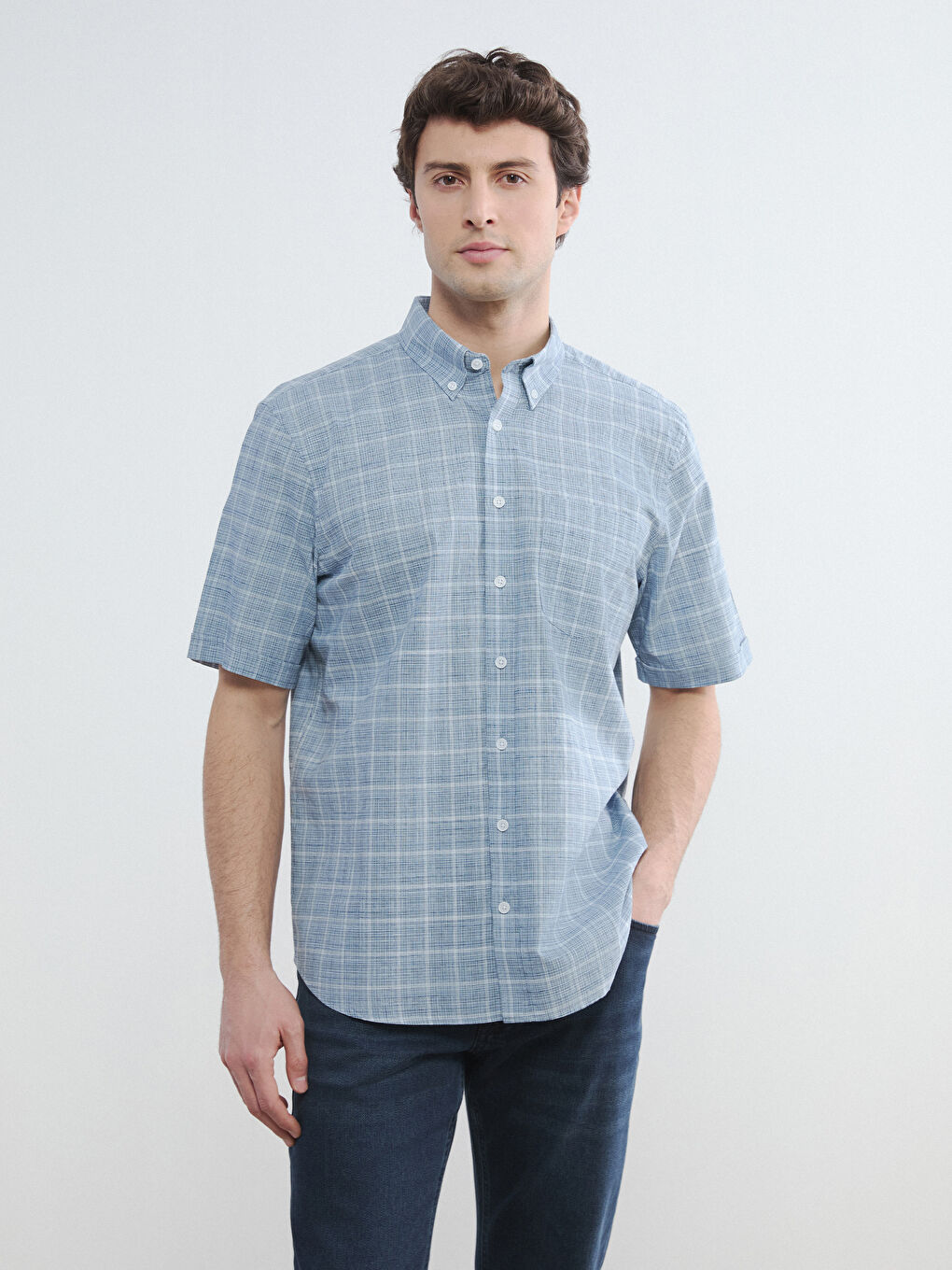 regular fit торлы ерлер жейдесі