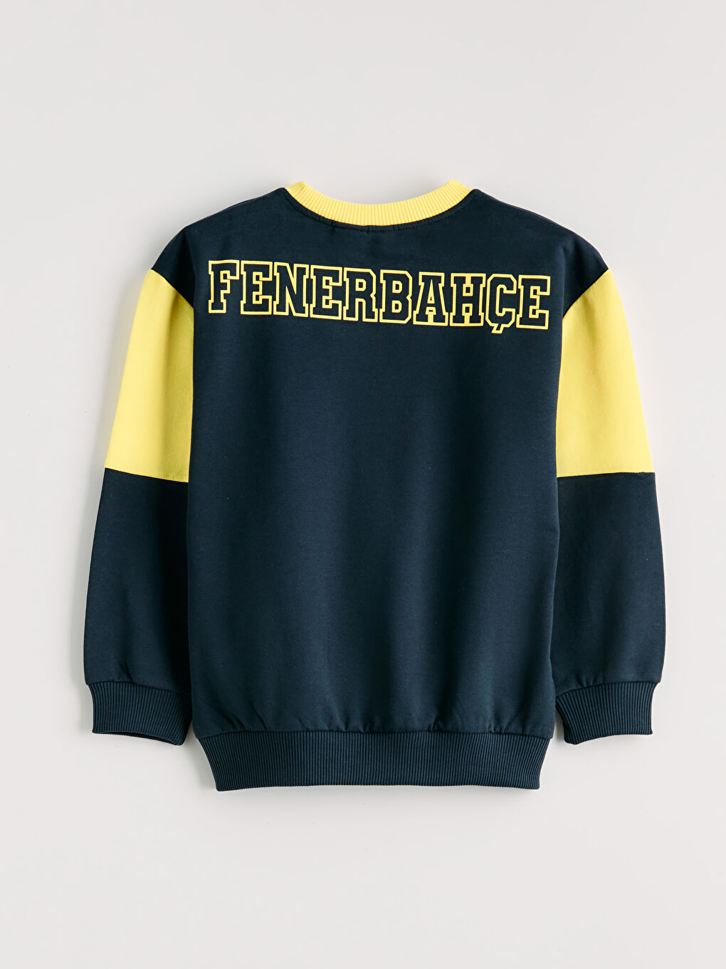 Lacivert Fenerbahçe Baskılı Erkek Çocuk Sweatshirt-1