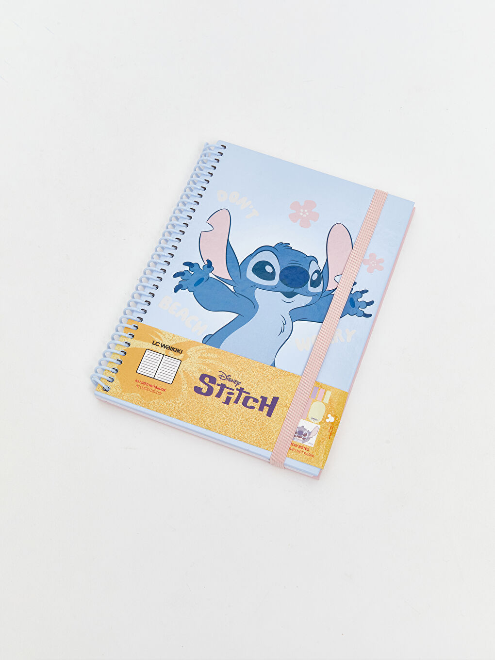 Stitch Figürlü Stickerlı Not Defteri