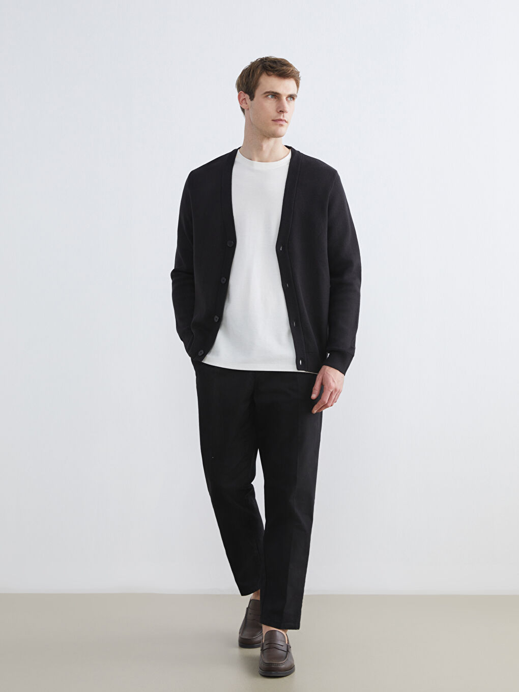 Man BLACK Cardigan-1