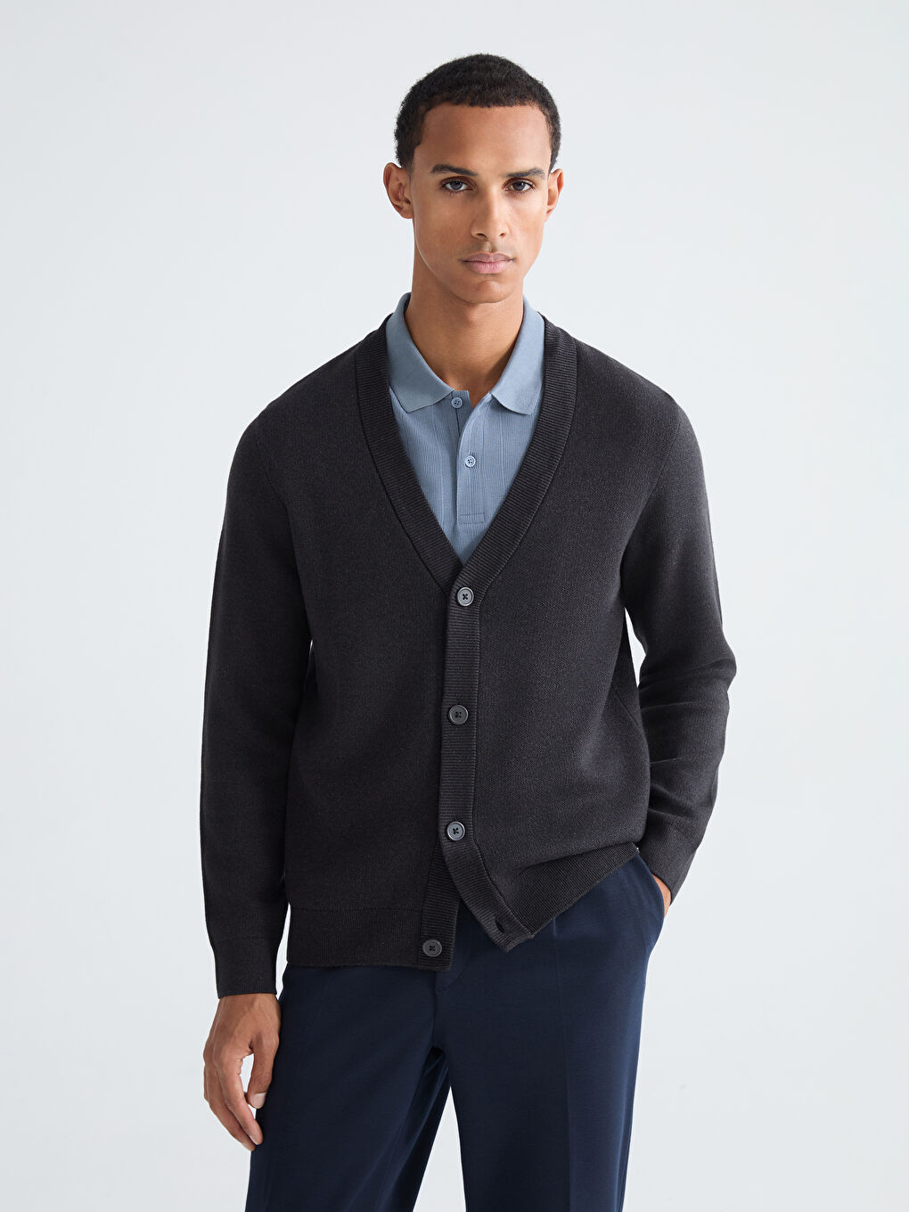 Ерлер антрацит түстес Кардиган