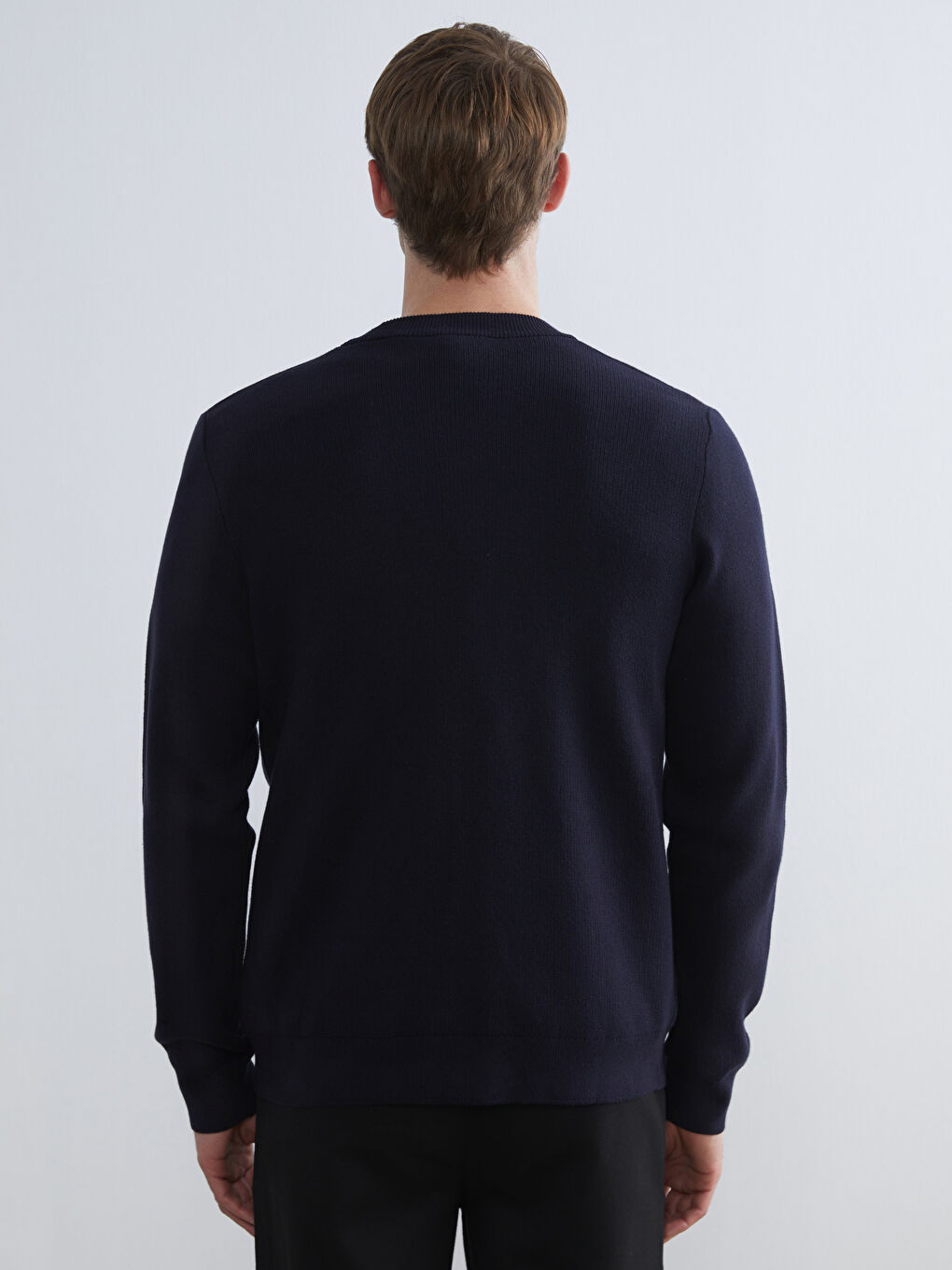 Чоловік ТЕМНО-СИНІЙ Кардиган-3