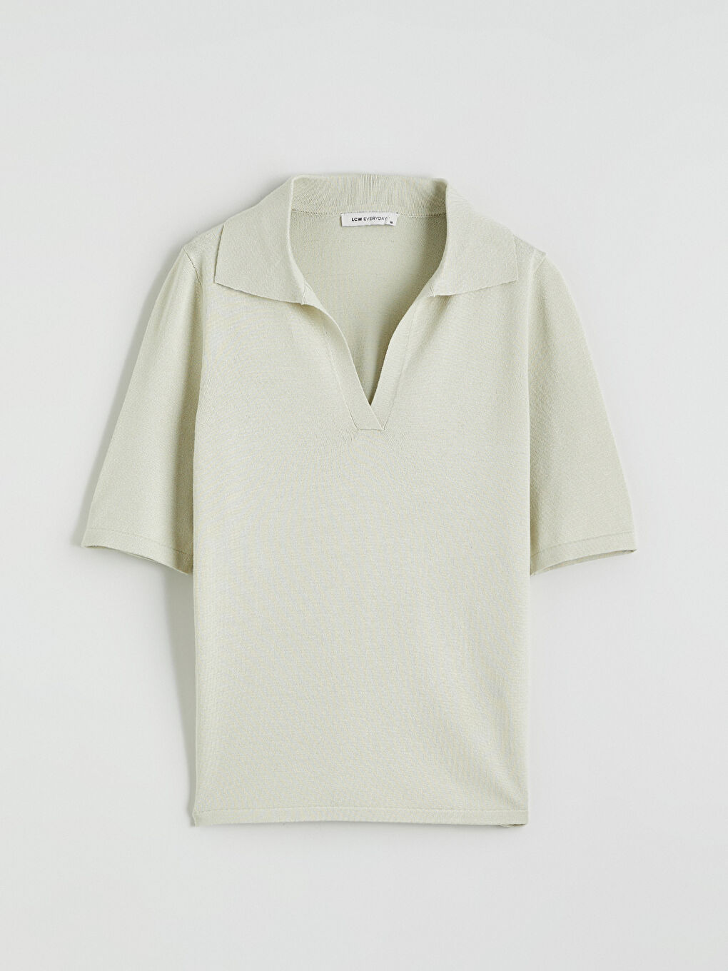 Women's Polo Neck Knit Sweater-4