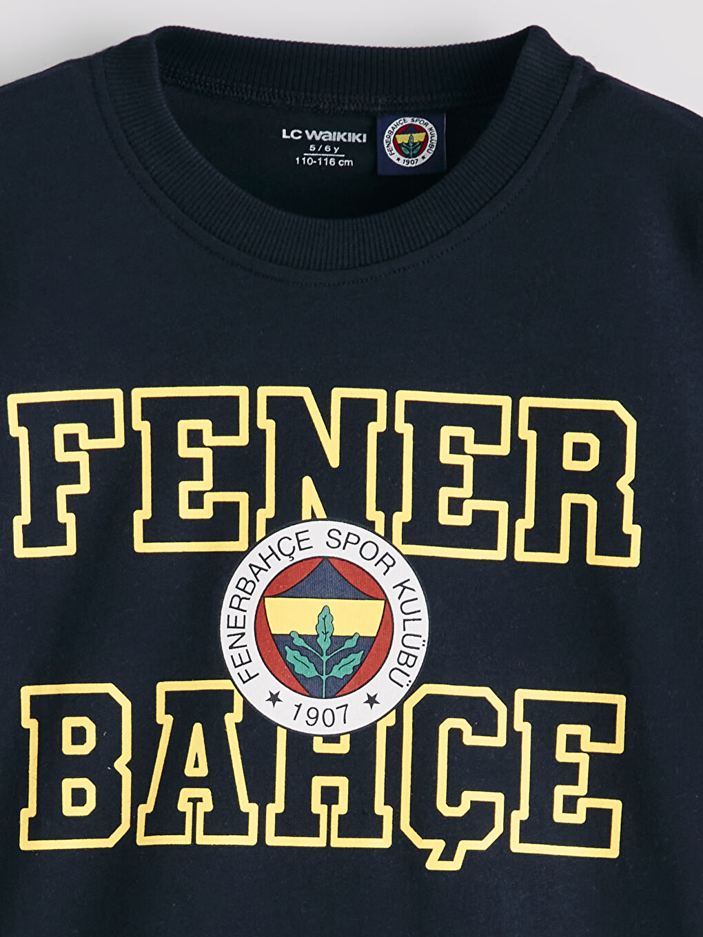 Beyaz Fenerbahçe Baskılı Erkek Çocuk Tişört 2'li-5