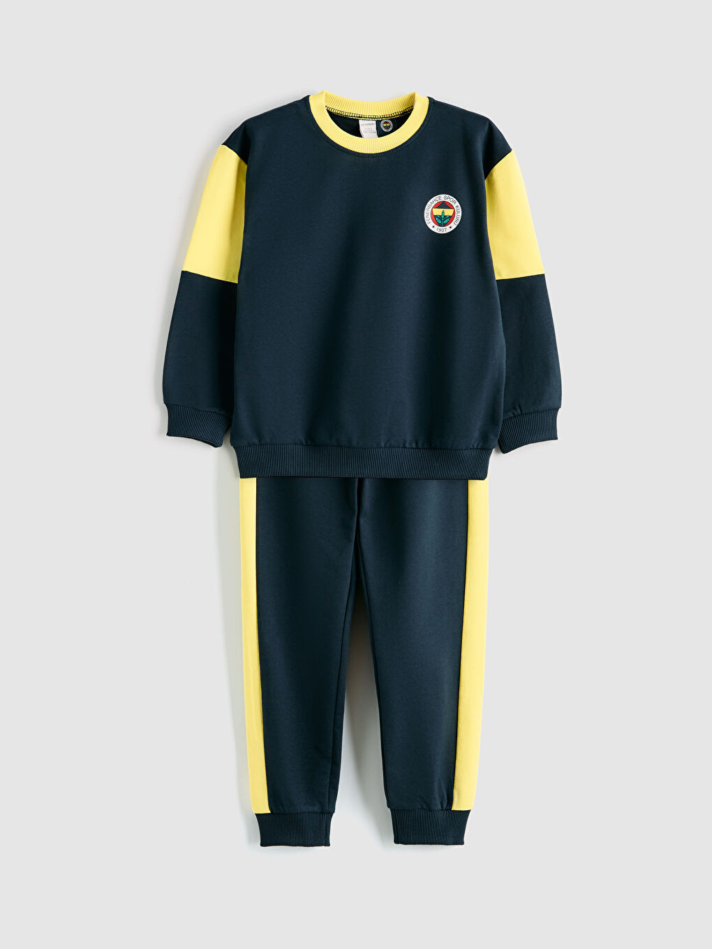 Lacivert Fenerbahçe Baskılı Erkek Çocuk Eşofman Takım