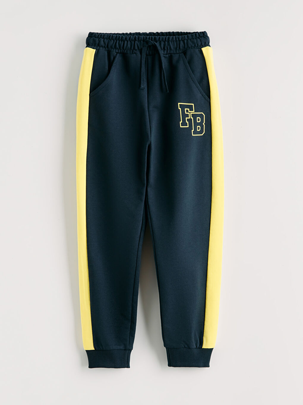 Lacivert Fenerbahçe Baskılı Erkek Çocuk Eşofman Takım-4