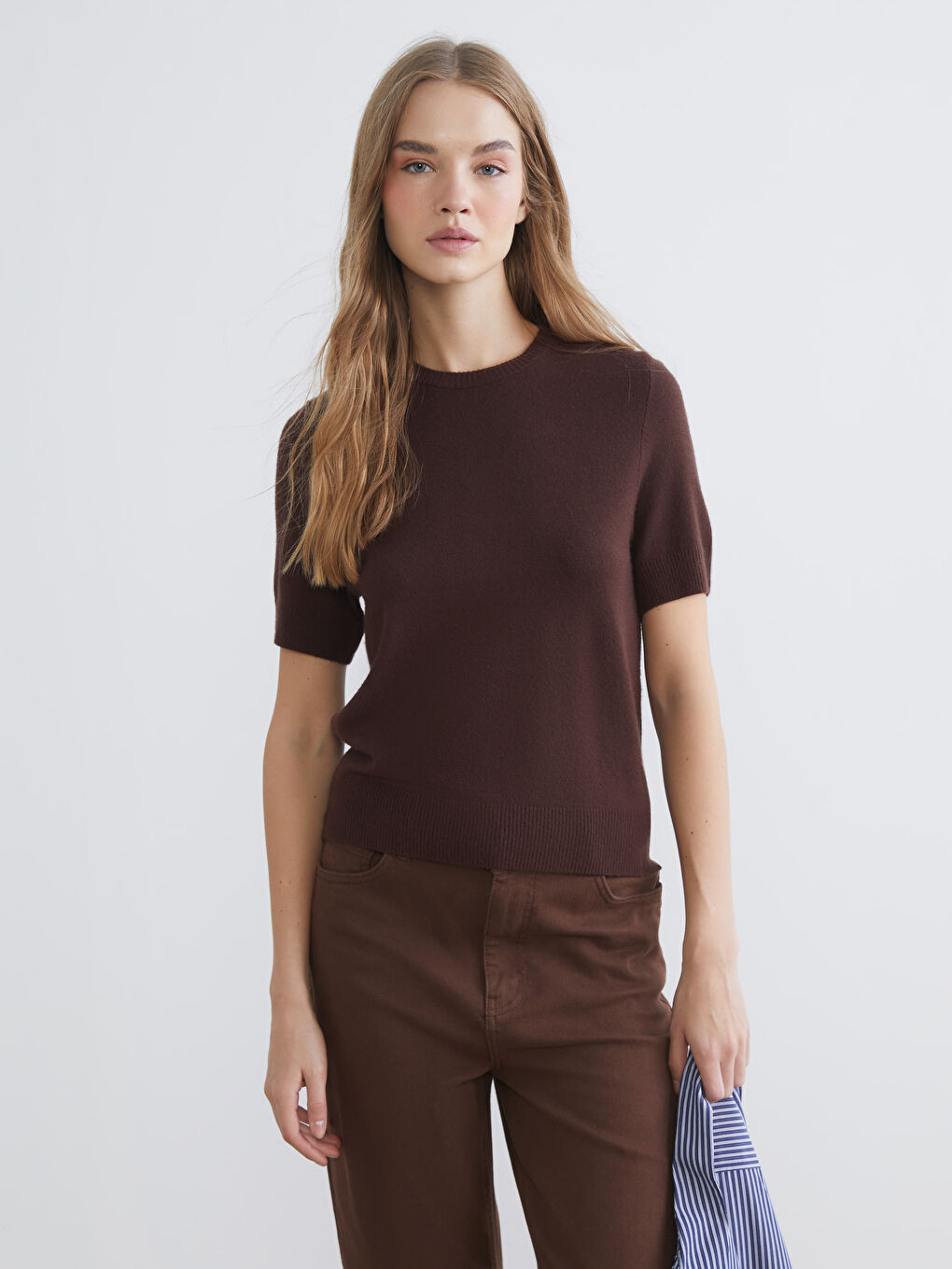 Women's Crew Neck Knit Sweater