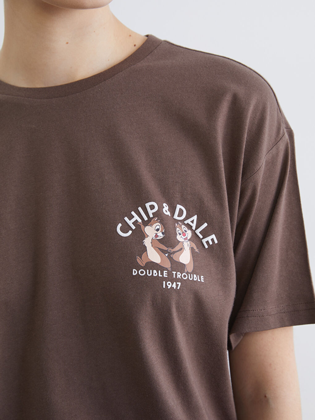 Woman BROWN T-Shirt-2