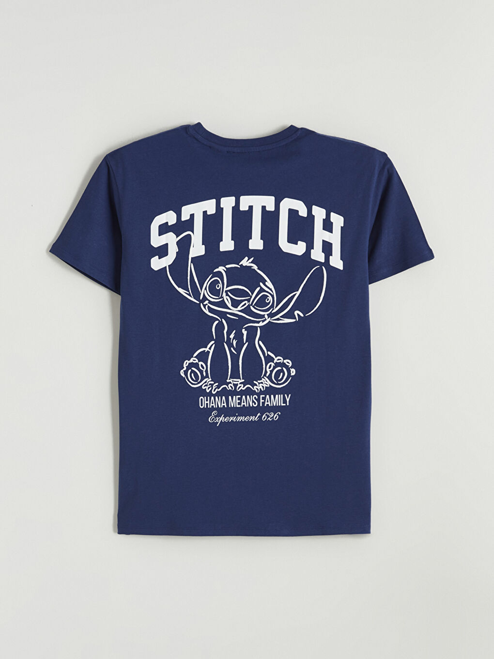 Crew Neck Lilo & Stitch Printed Women's T-Shirt-6