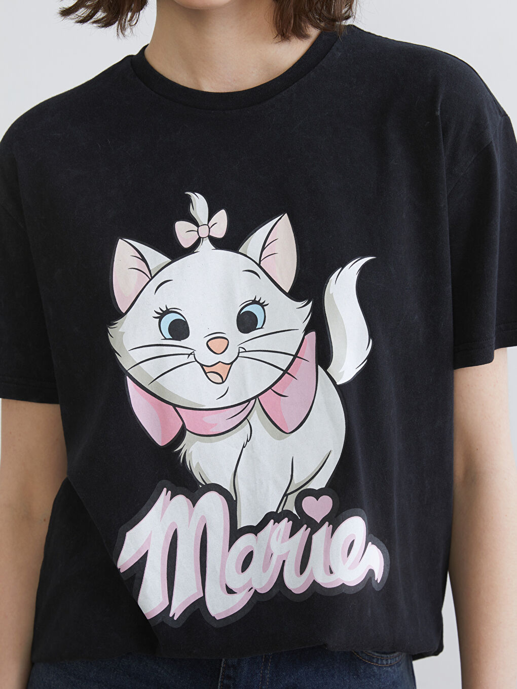 Woman ANTHRACITE T-Shirt-2