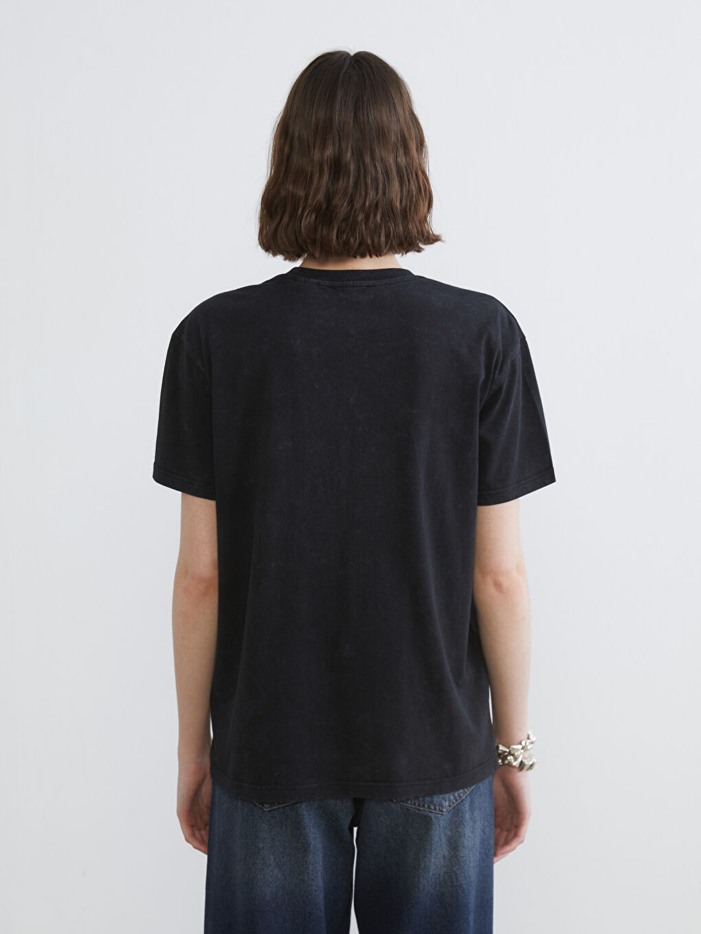 Woman ANTHRACITE T-Shirt-3