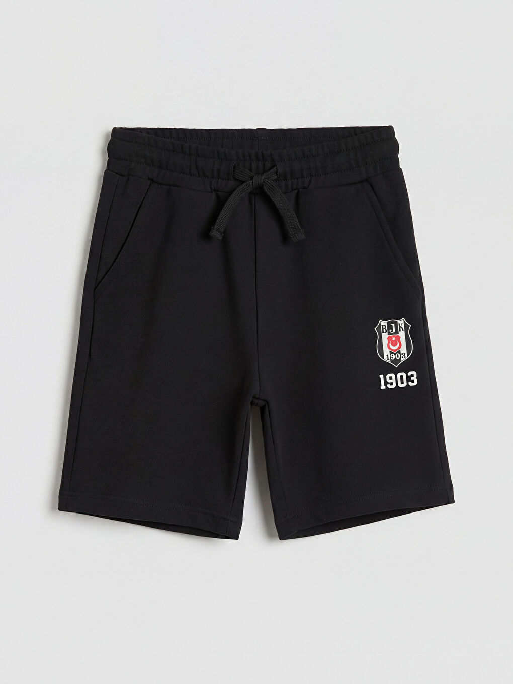 Beyaz Beşiktaş Baskılı Erkek Çocuk Tişört ve Şort-3