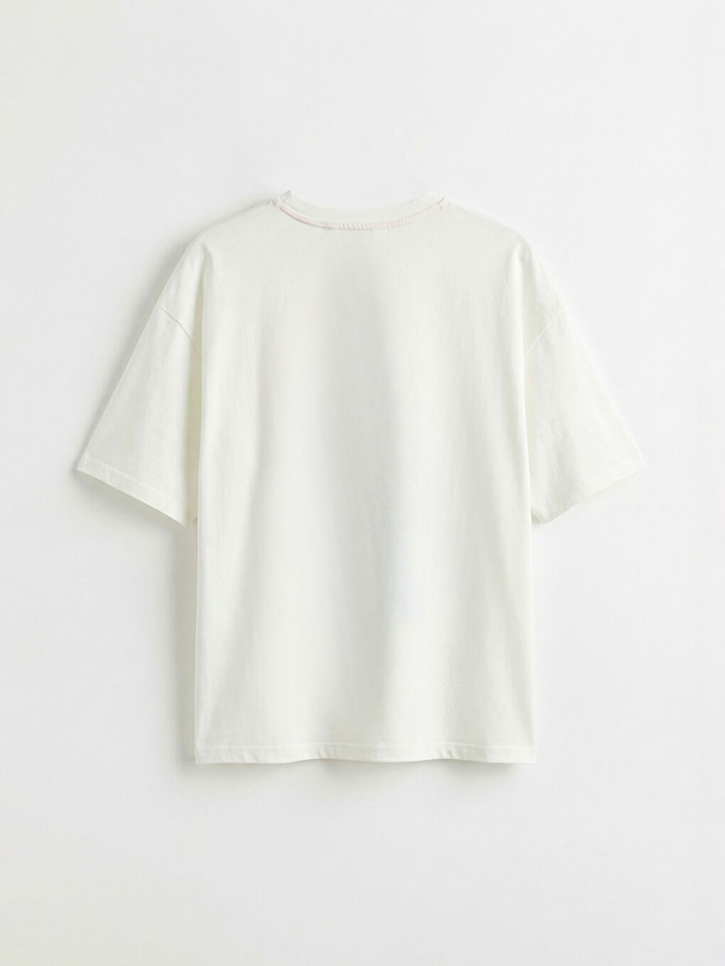 Ekru Stitch Baskılı Kadın Şortlu Pijama Takımı-6