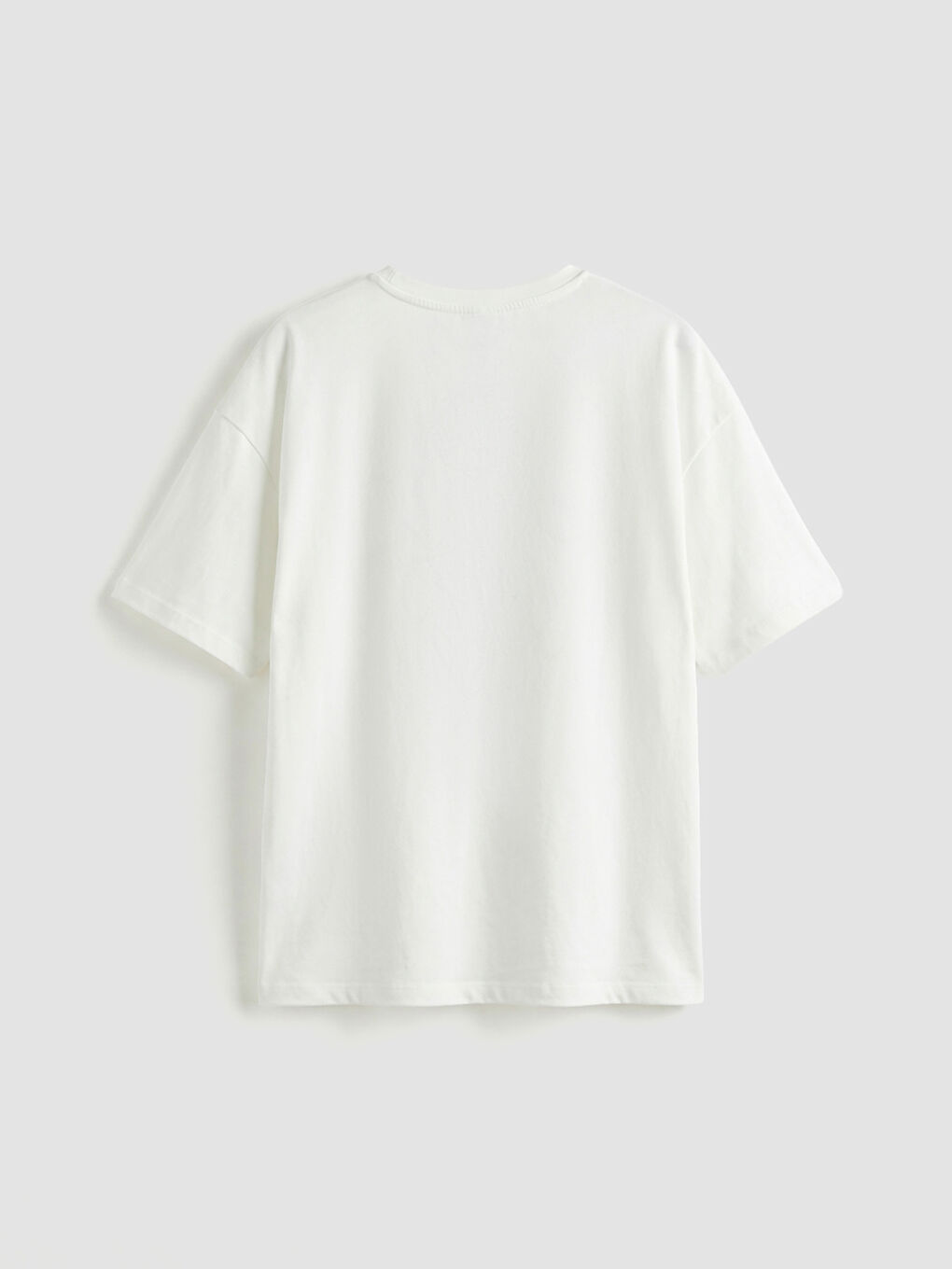 Ekru Baskılı Kız Çocuk Tişört ve Pantolon-2