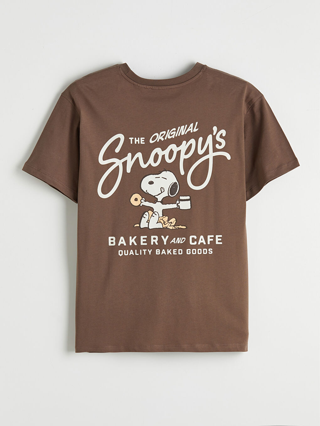 Жена Кафяво Тениска-4