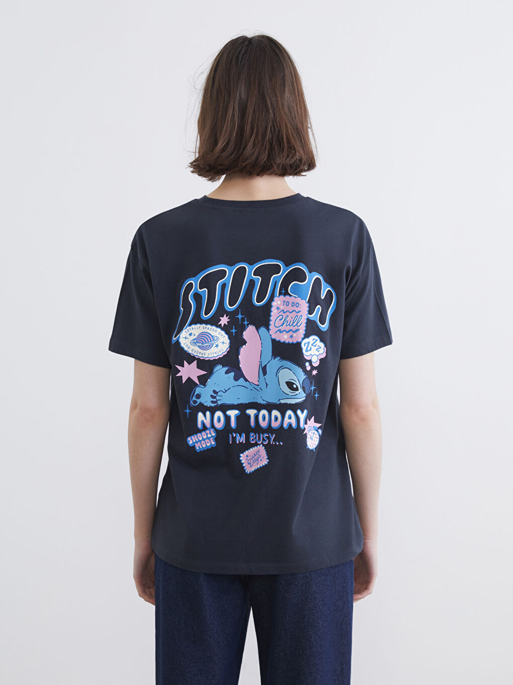 Әйелдер антрацит түстес Футболка-4