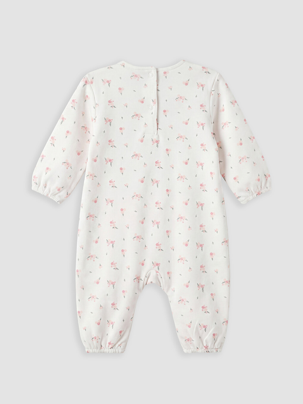 Floral Peter Pan Collar Baby Girl Romper-2