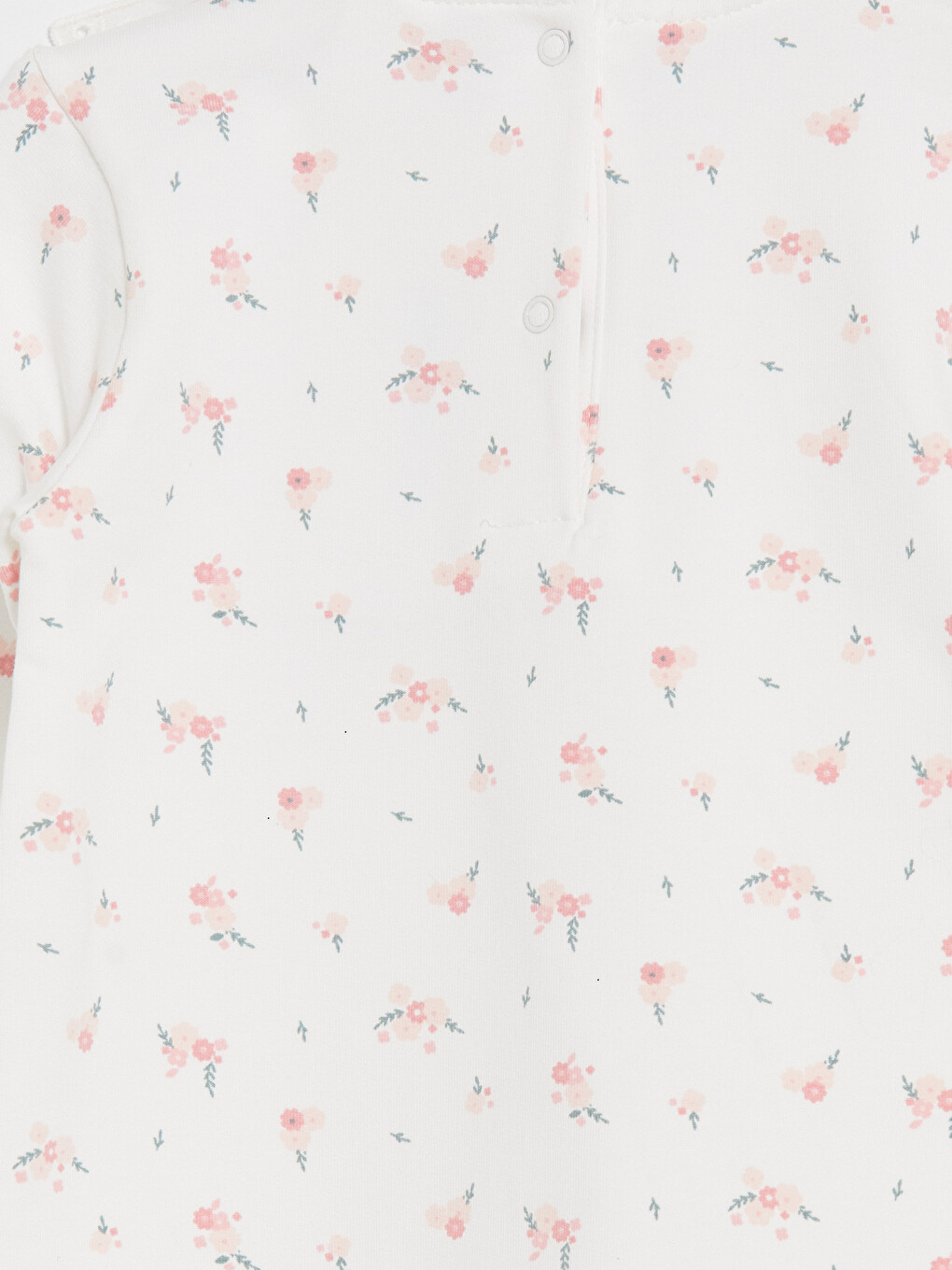 Floral Peter Pan Collar Baby Girl Romper-4