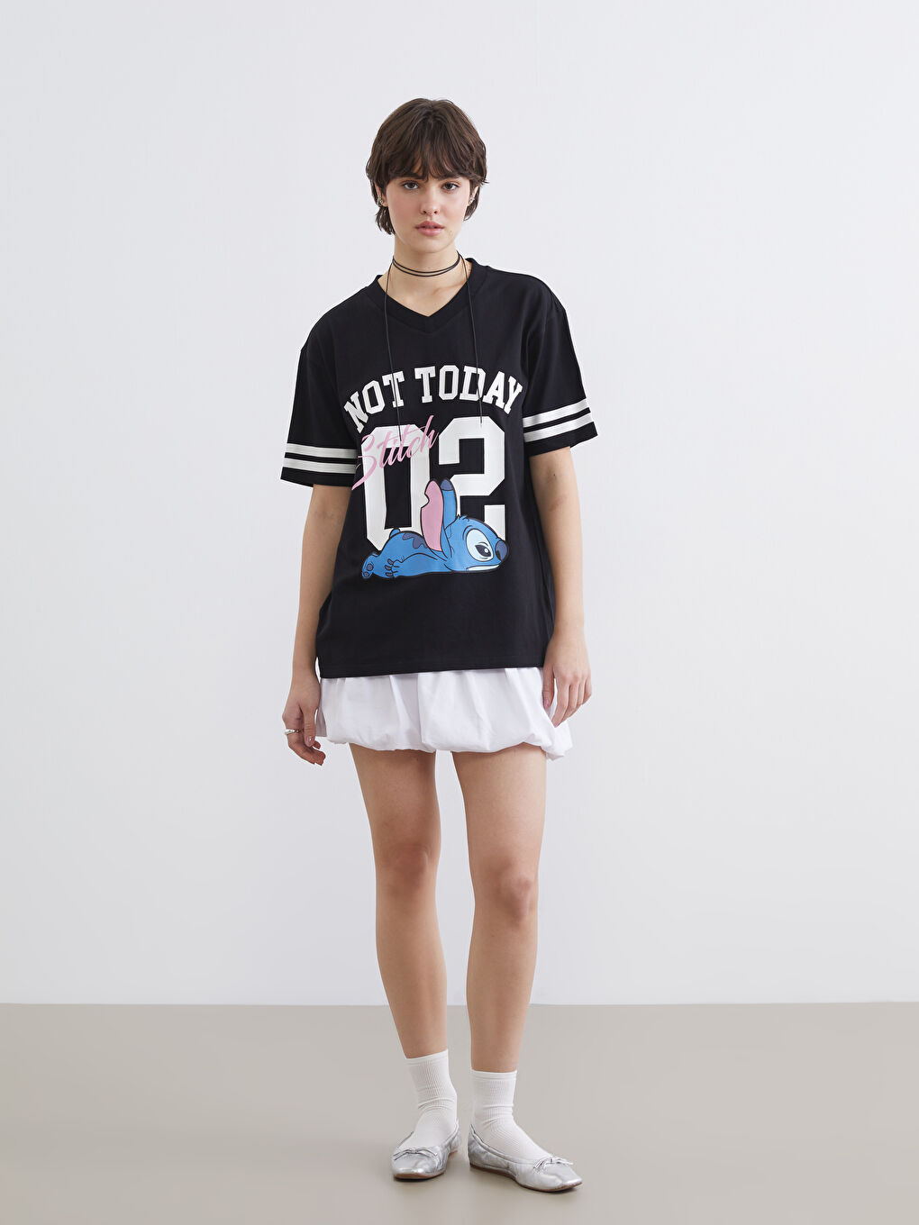 Woman BLACK T-Shirt-1