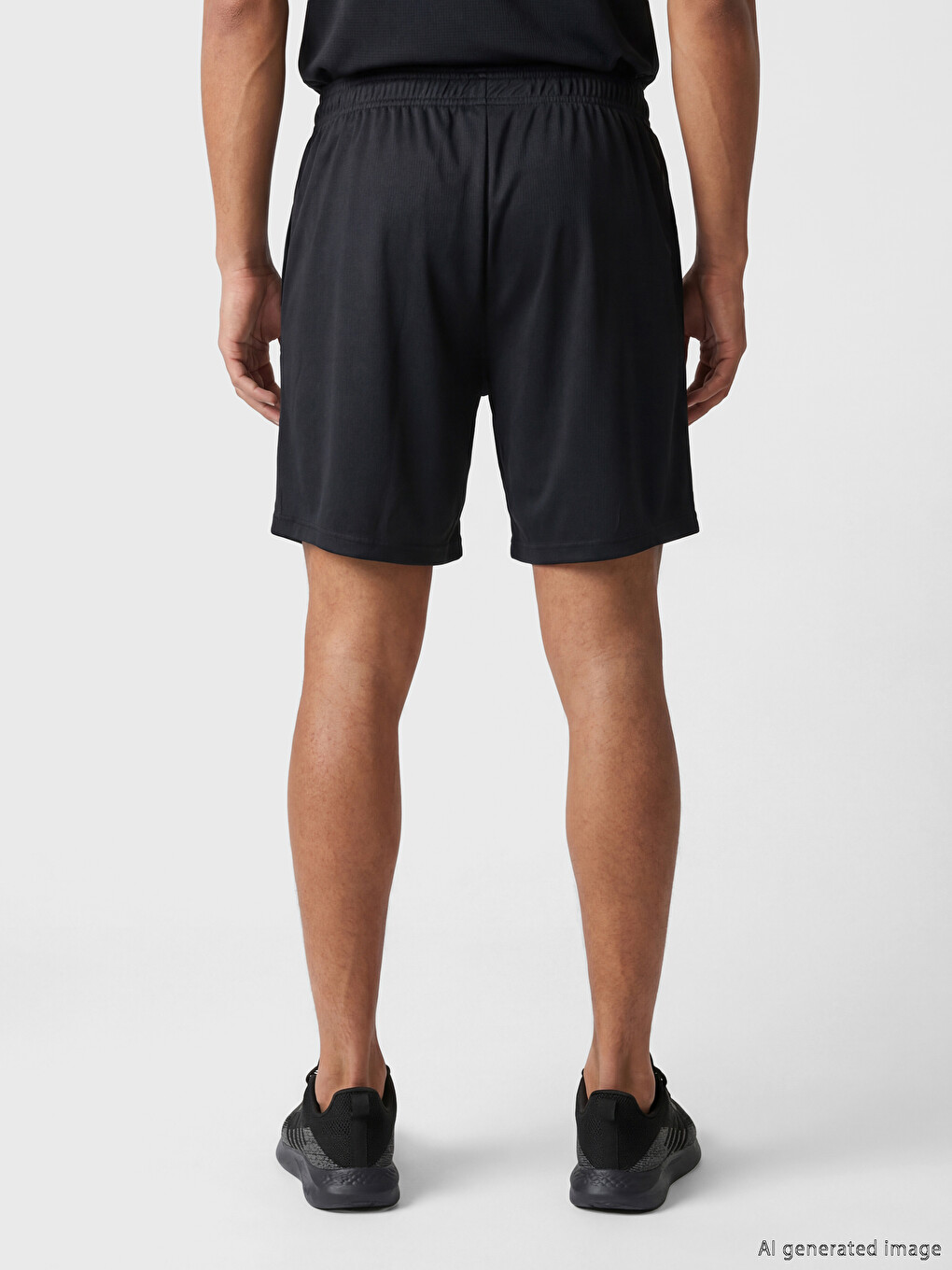 Relaxed Fit Men's Sports Shorts-3