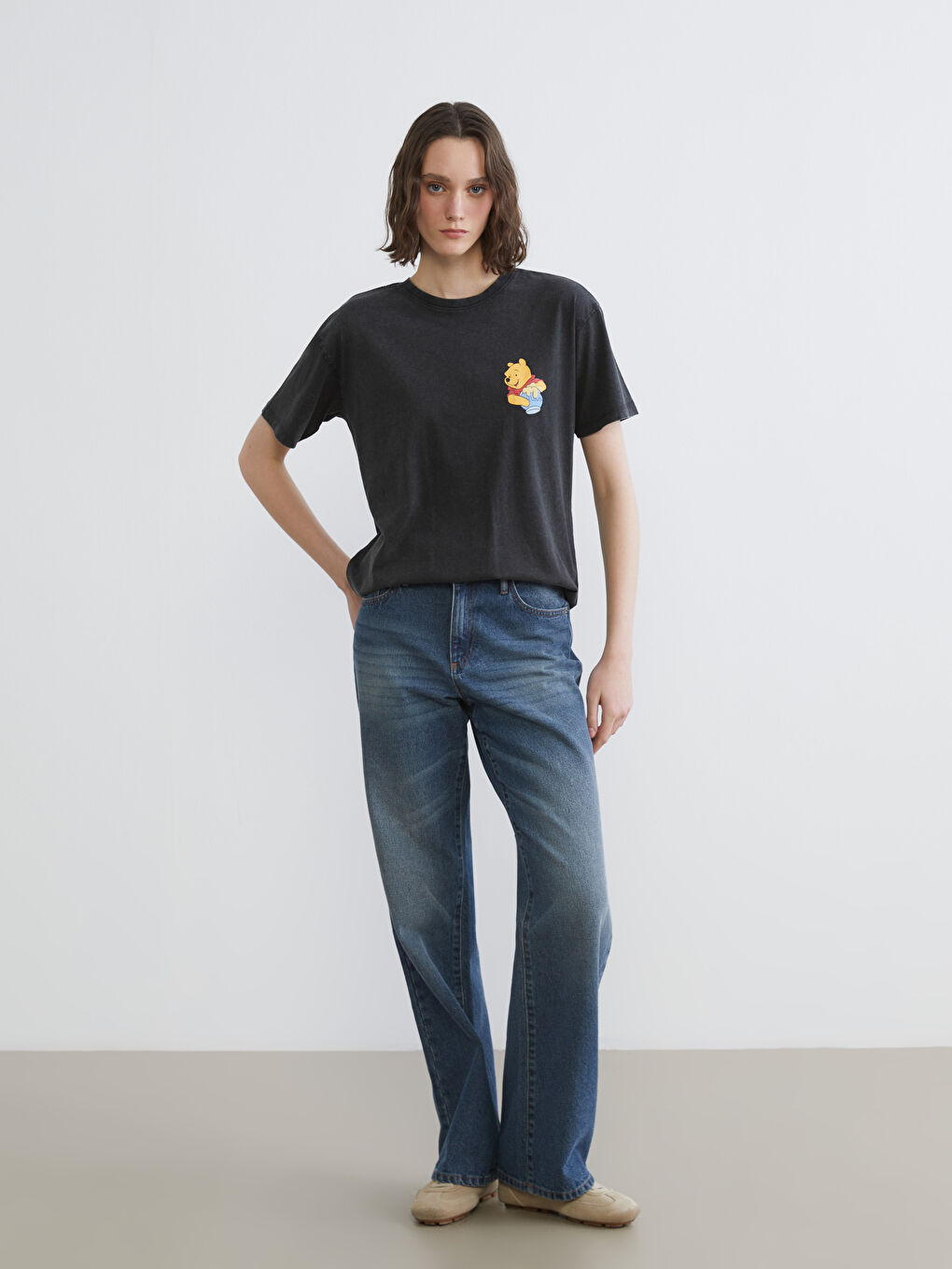 Winnie the Pooh Printed Women's T-Shirt-1