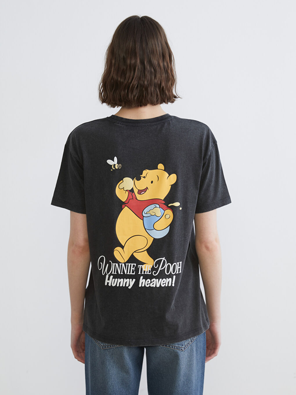 Winnie the Pooh Printed Women's T-Shirt-3