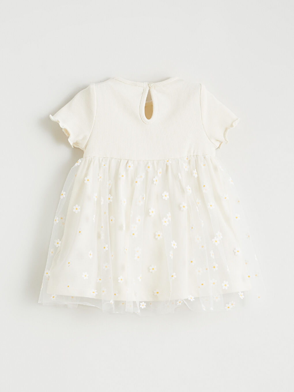 فستان بيج فاتح / ايكرو طفلة-2