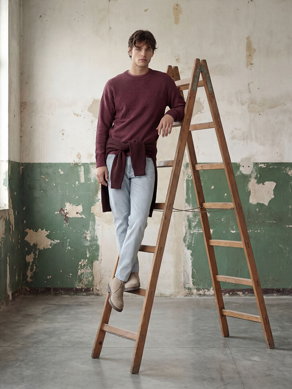 İndigo Loose Fit Erkek Jean Pantolon