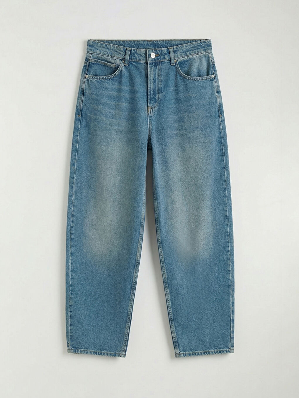 İndigo Balloon Fit Erkek Jean Pantolon-4