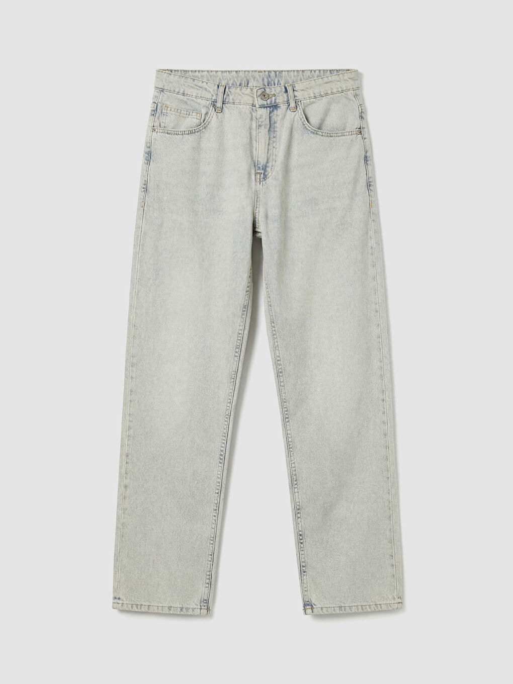 İndigo Baggy Fit Erkek Jean Pantolon-4