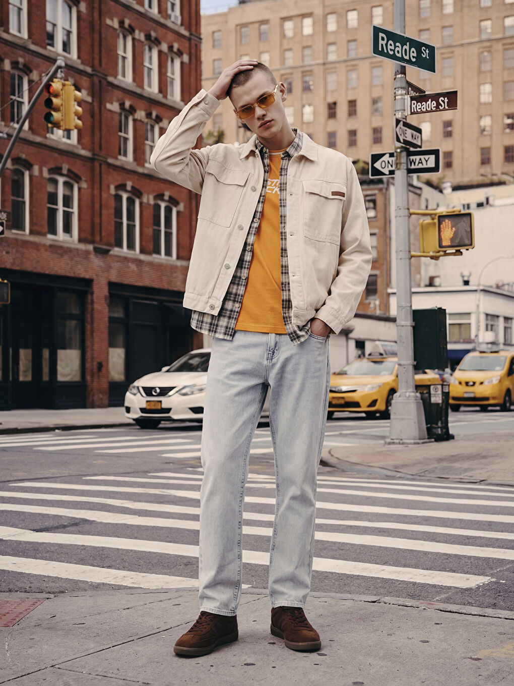 İndigo Baggy Fit Erkek Jean Pantolon