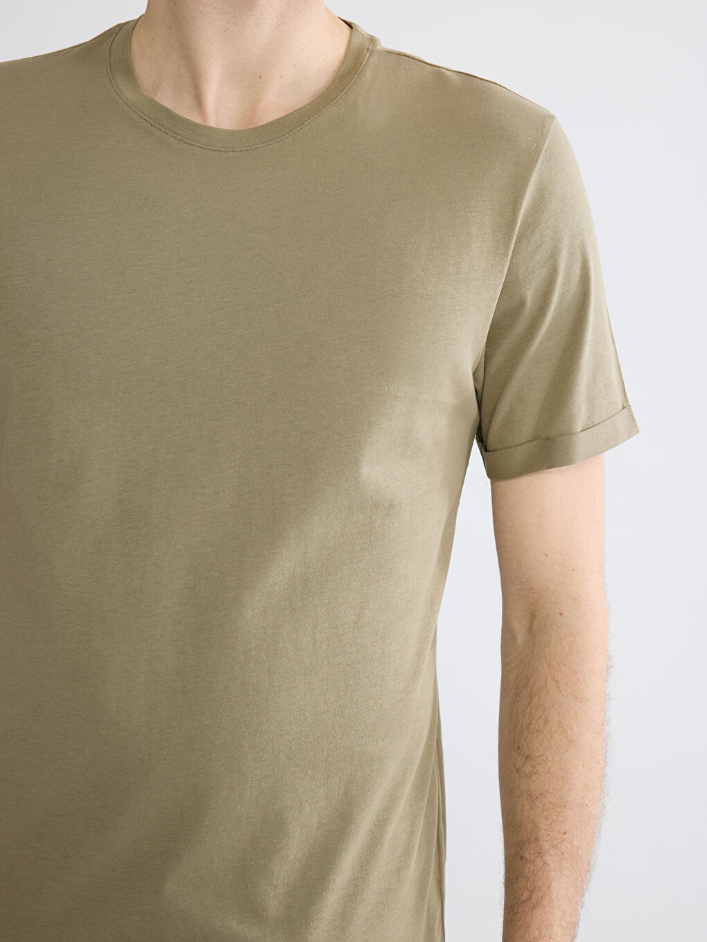 Men's Crew Neck Jersey T-Shirt-2