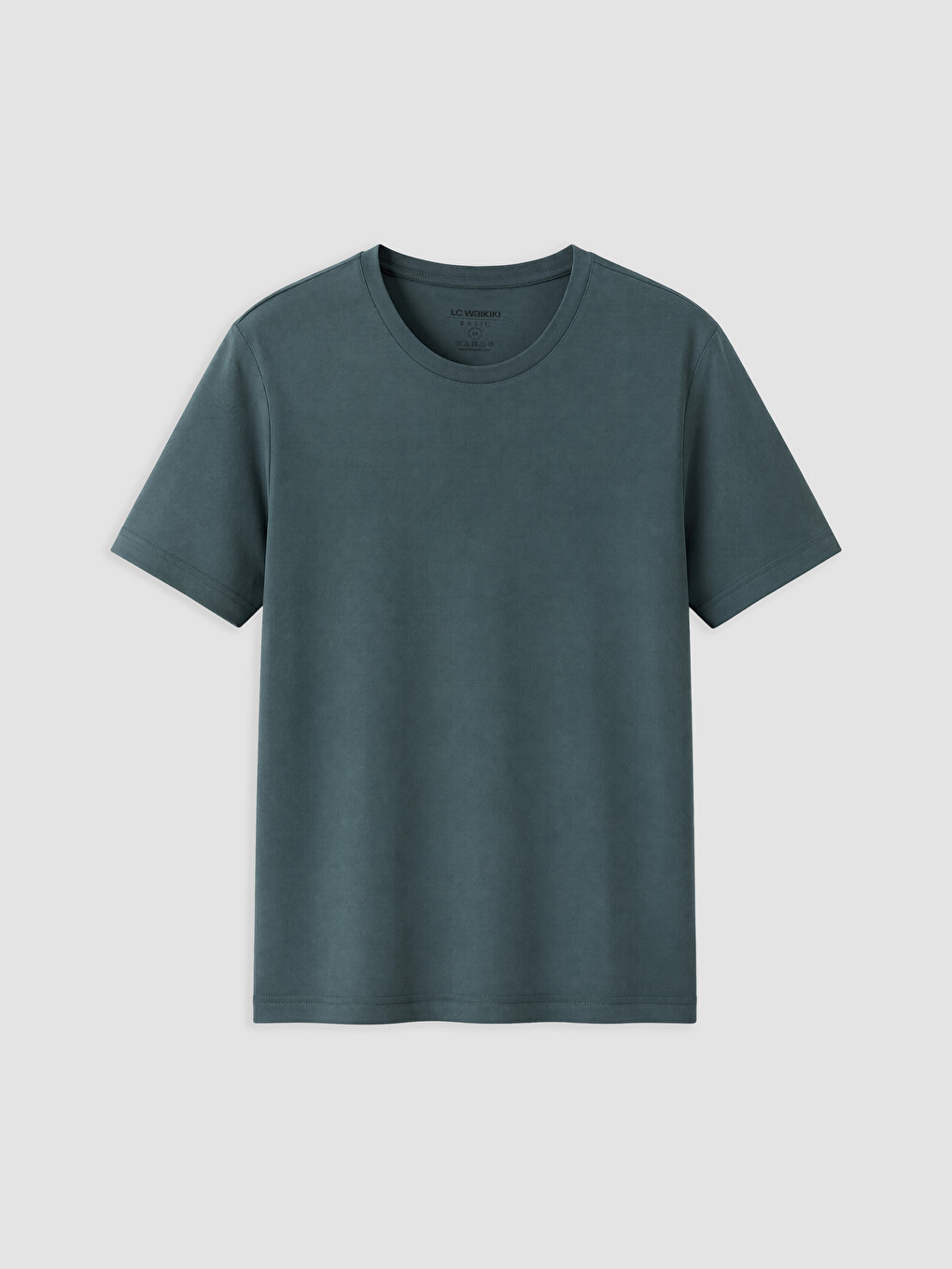Slim Fit 100% Cotton Basic T-shirt-5