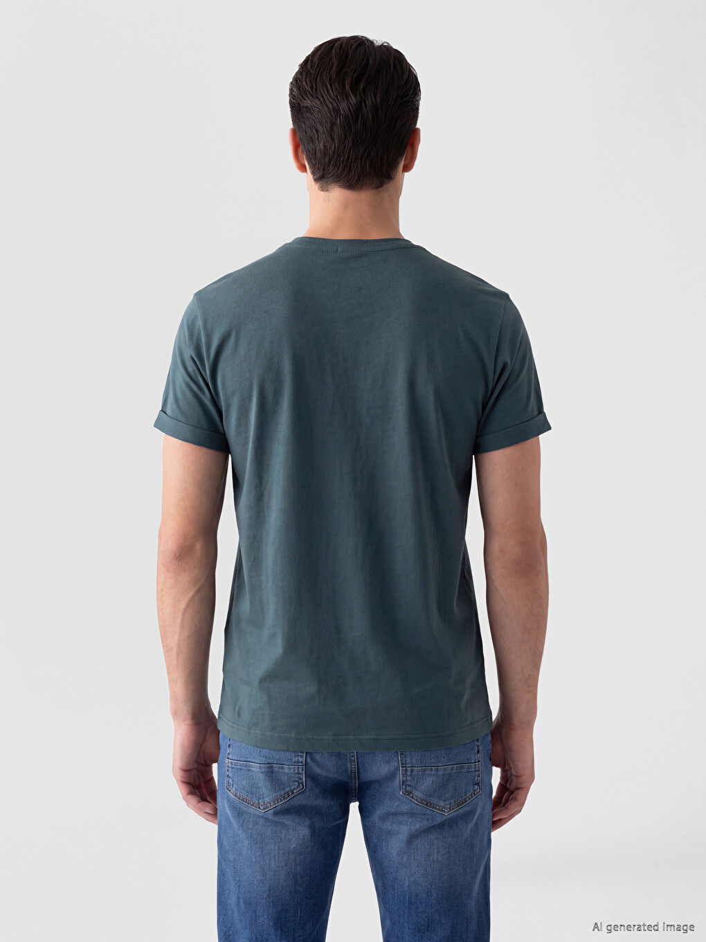 Tricou Slim Fit Basic Din 100% Bumbac-2